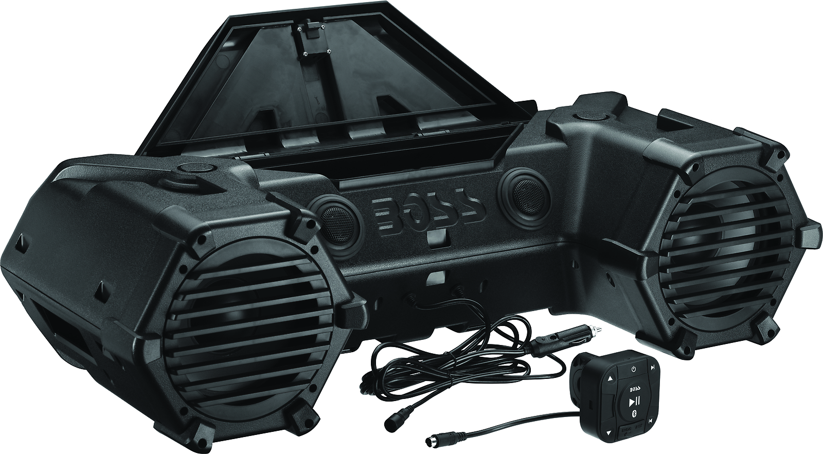 BOSS Audio Bluetooth ATV/UTV Sound System 8" Weather-Proof Marine 12V ATVB95LED