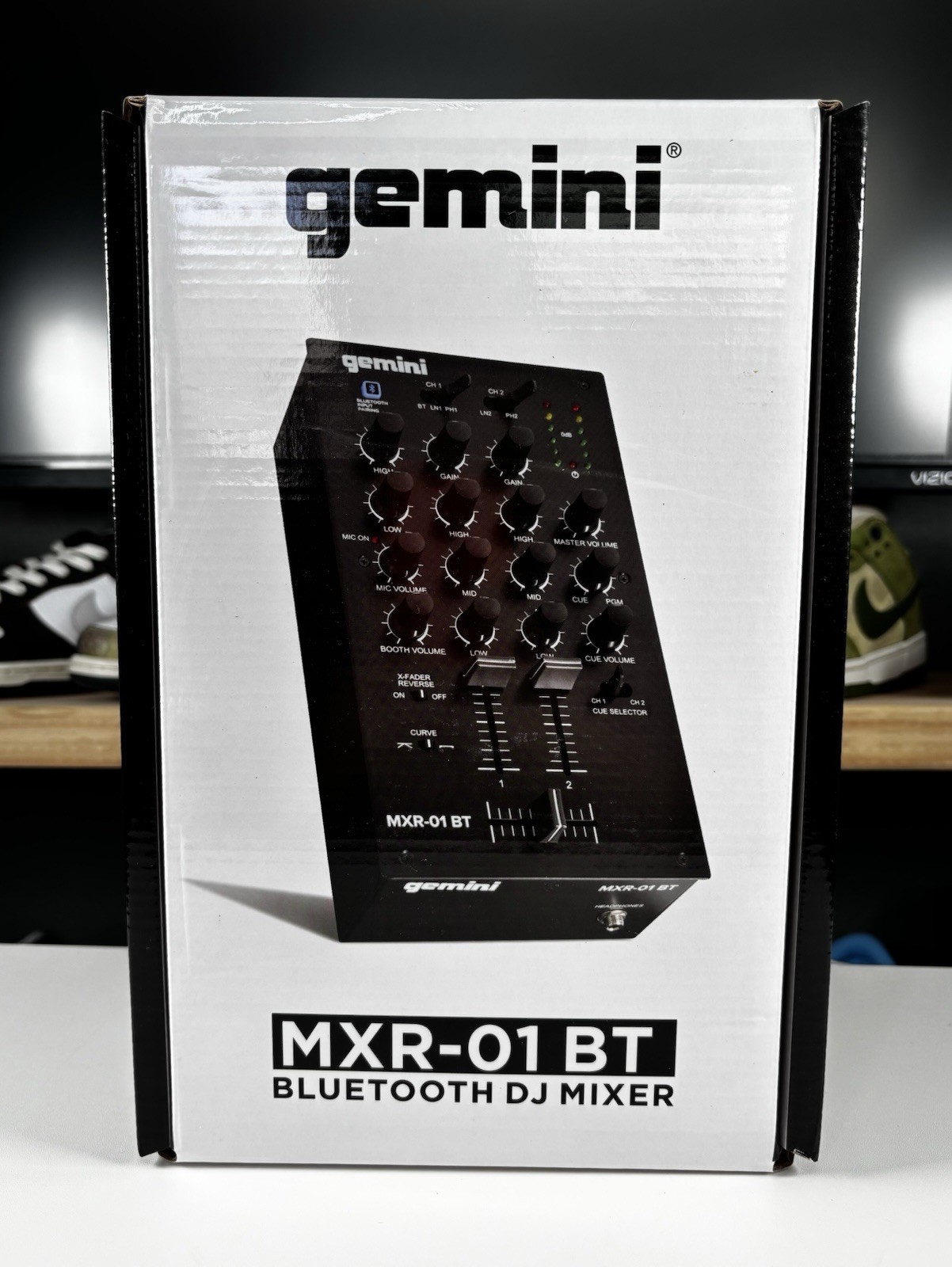 Gemini Audio Equipment MXR-01BT 2-Channel Professional Mixers Bluetooth Input DJ