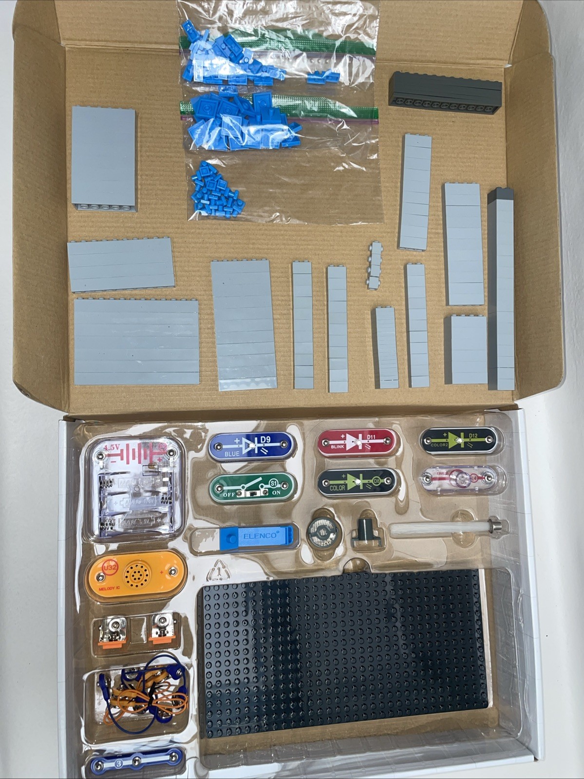 Elenco SC-BRIC1 Snap Circuits Bric Structures Electronics Kit Complete