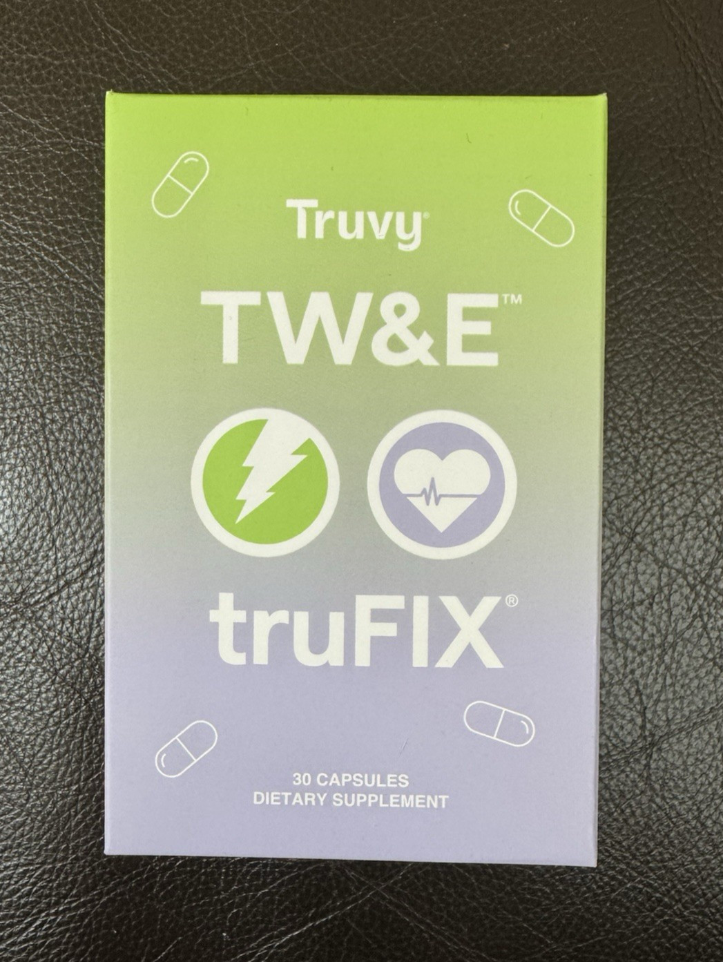 Truvy TW&E + truFIX Dietary Supplement 30 Capsules - Fast Free Shipping