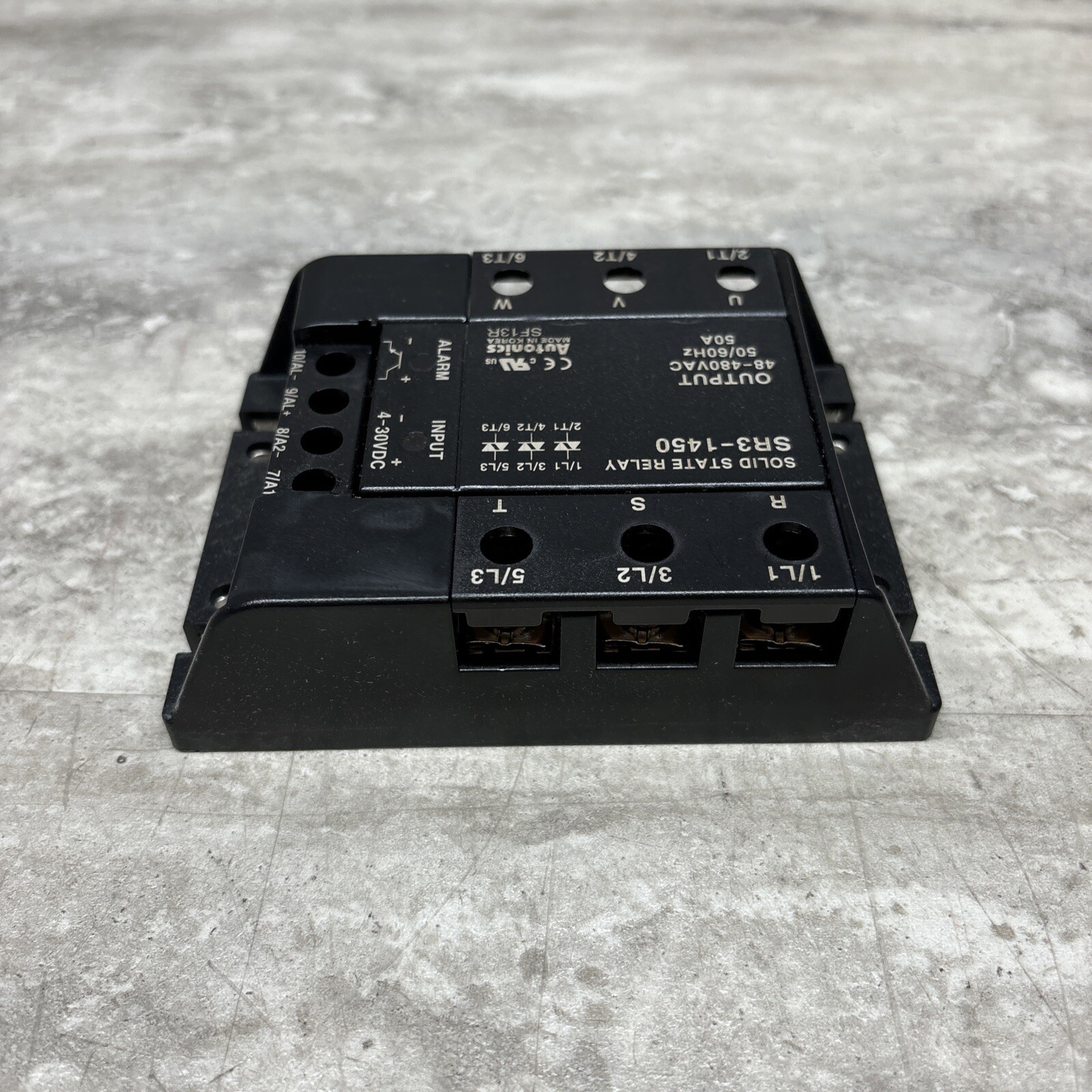 Autonics SR3-1450 3 Phase Solid State Relay, Panel Mount, 50 Amp, New