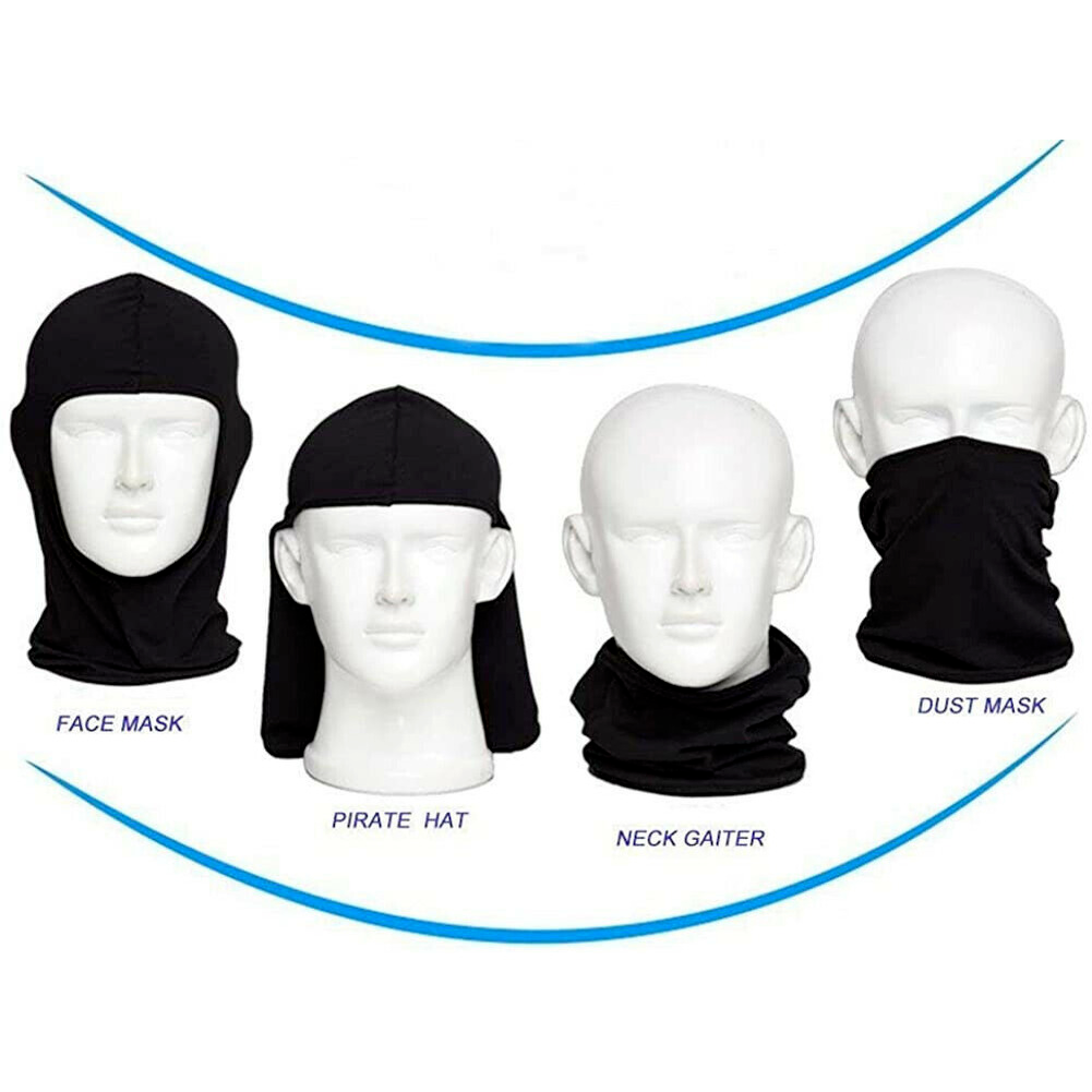 UV Protection Balaclava Face Mask Ski Sun Hood Tactical Bandana for Men Women