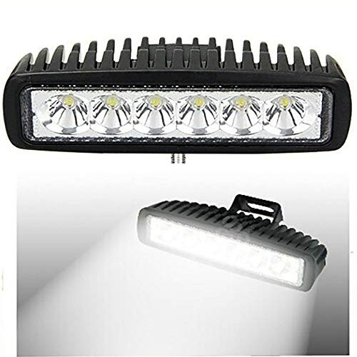 Yibid Motorcycle 18W LED Driving Work Front Fog Head Light Lamp for Honda 2Wire