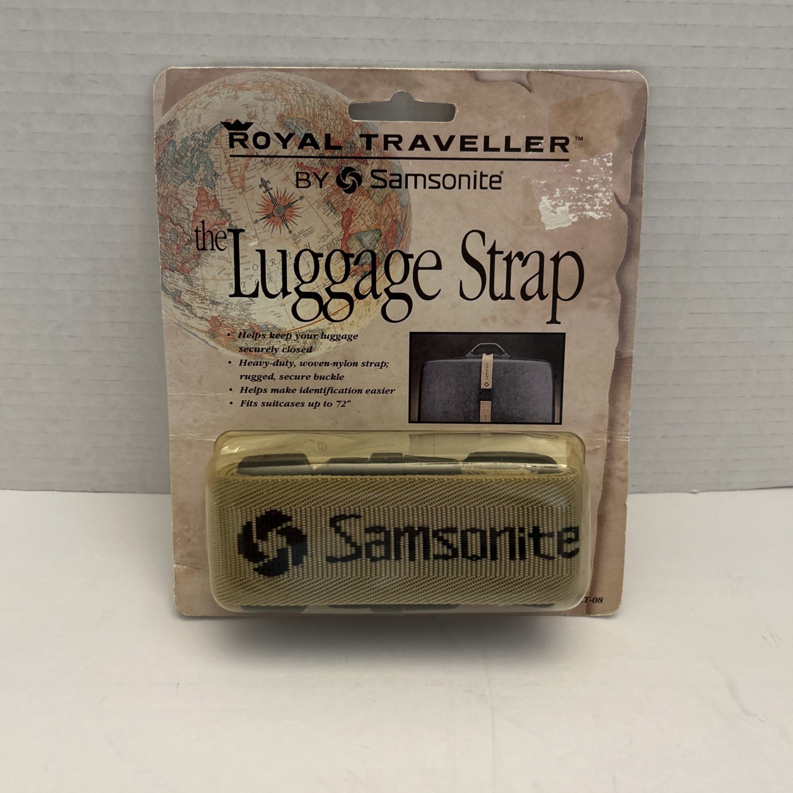 Royal Traveller Samsonite Luggage Strap RT-08 Secure Luggage Vintage NOS 1991
