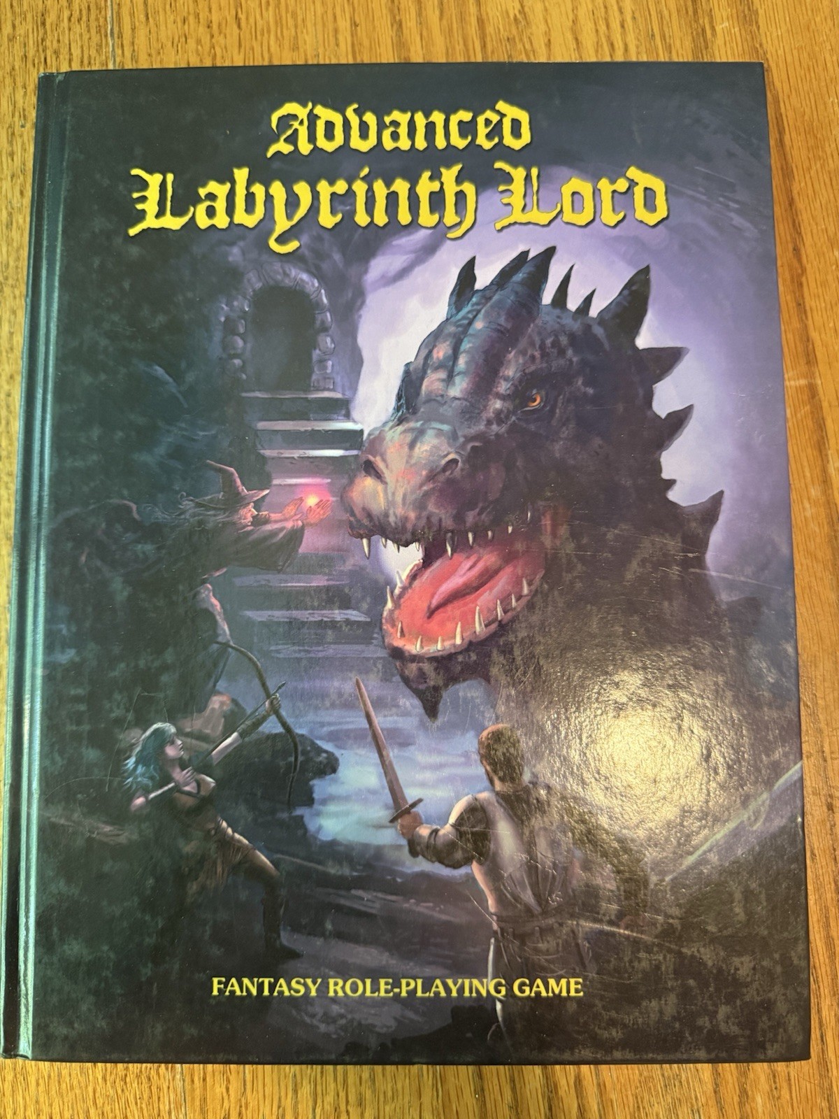 Advanced Labyrinth Lord Dragon Cover Goblinoid Games OSR Hardcover RPG