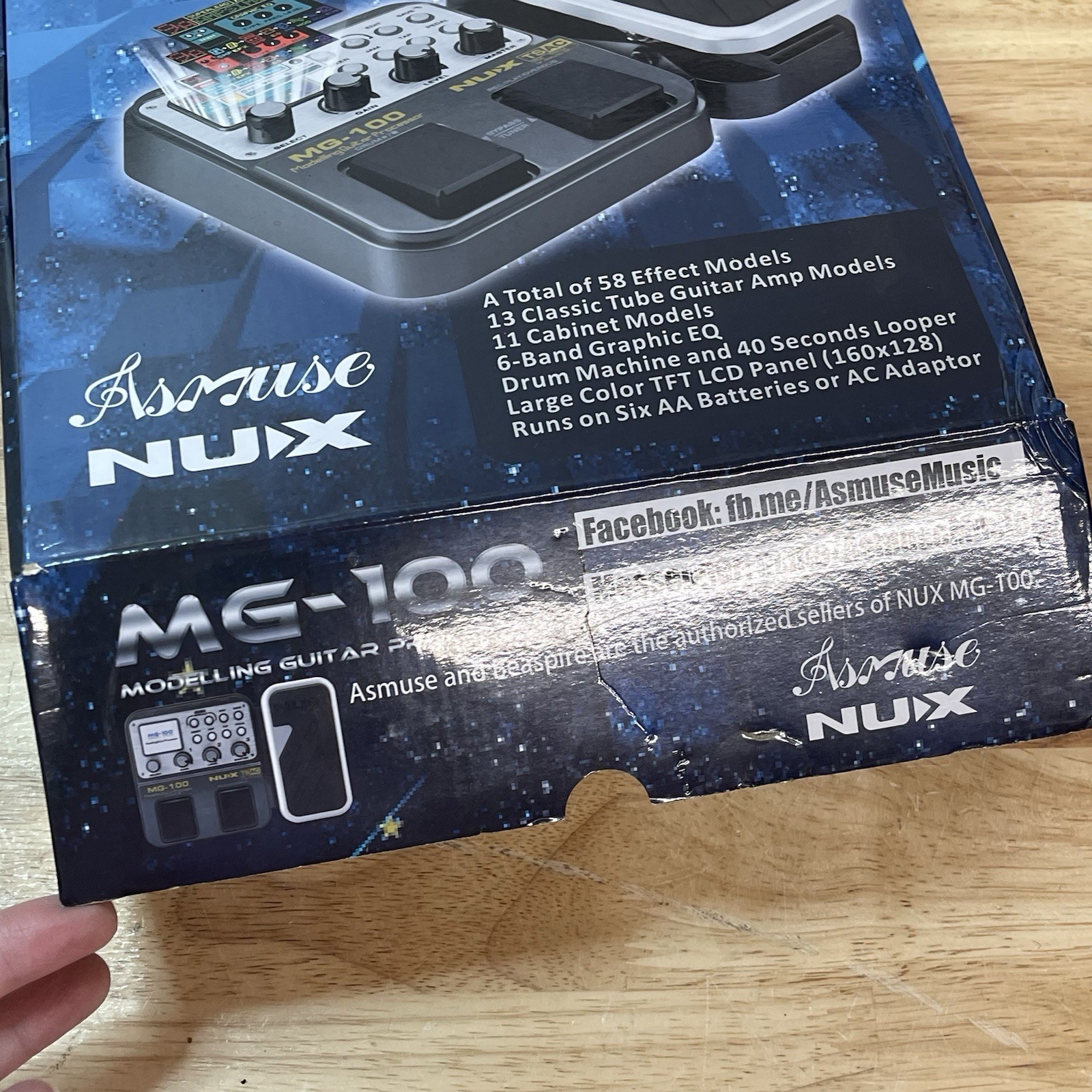 NUX MG-100 Modeling Guitar Processor