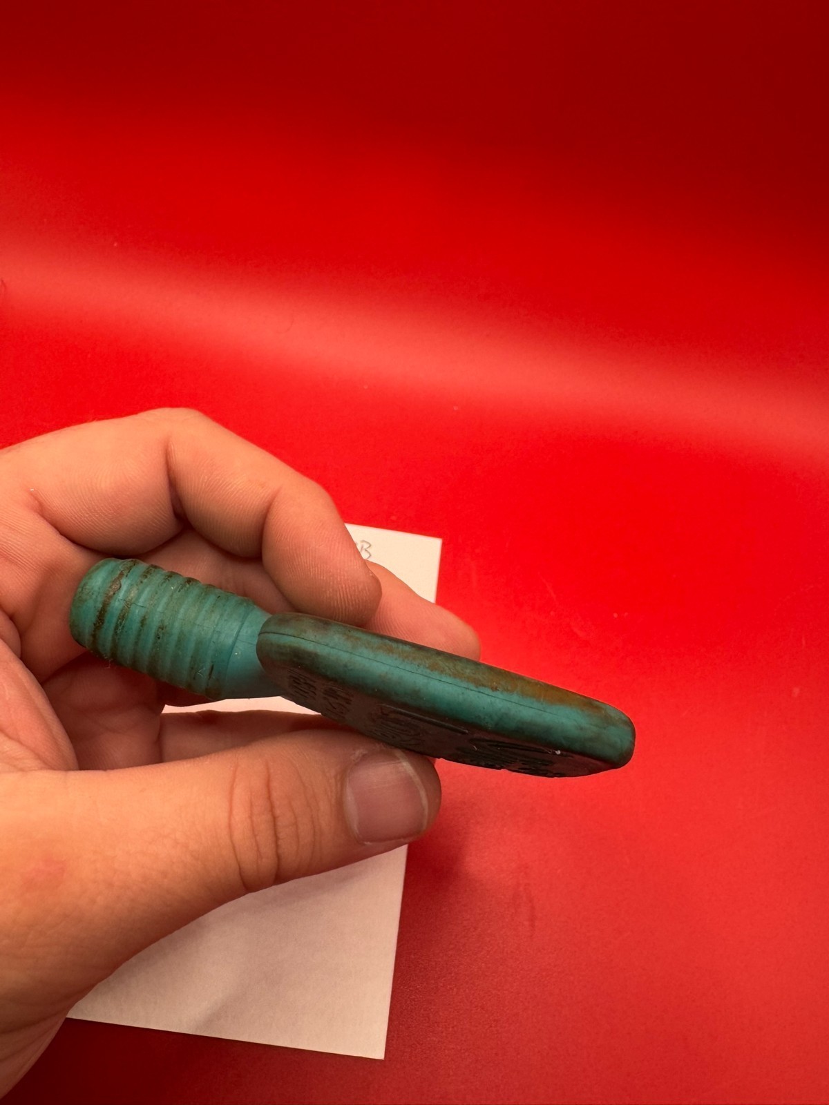 View Loader PB Paintball Barrel Plug-Blue/Green