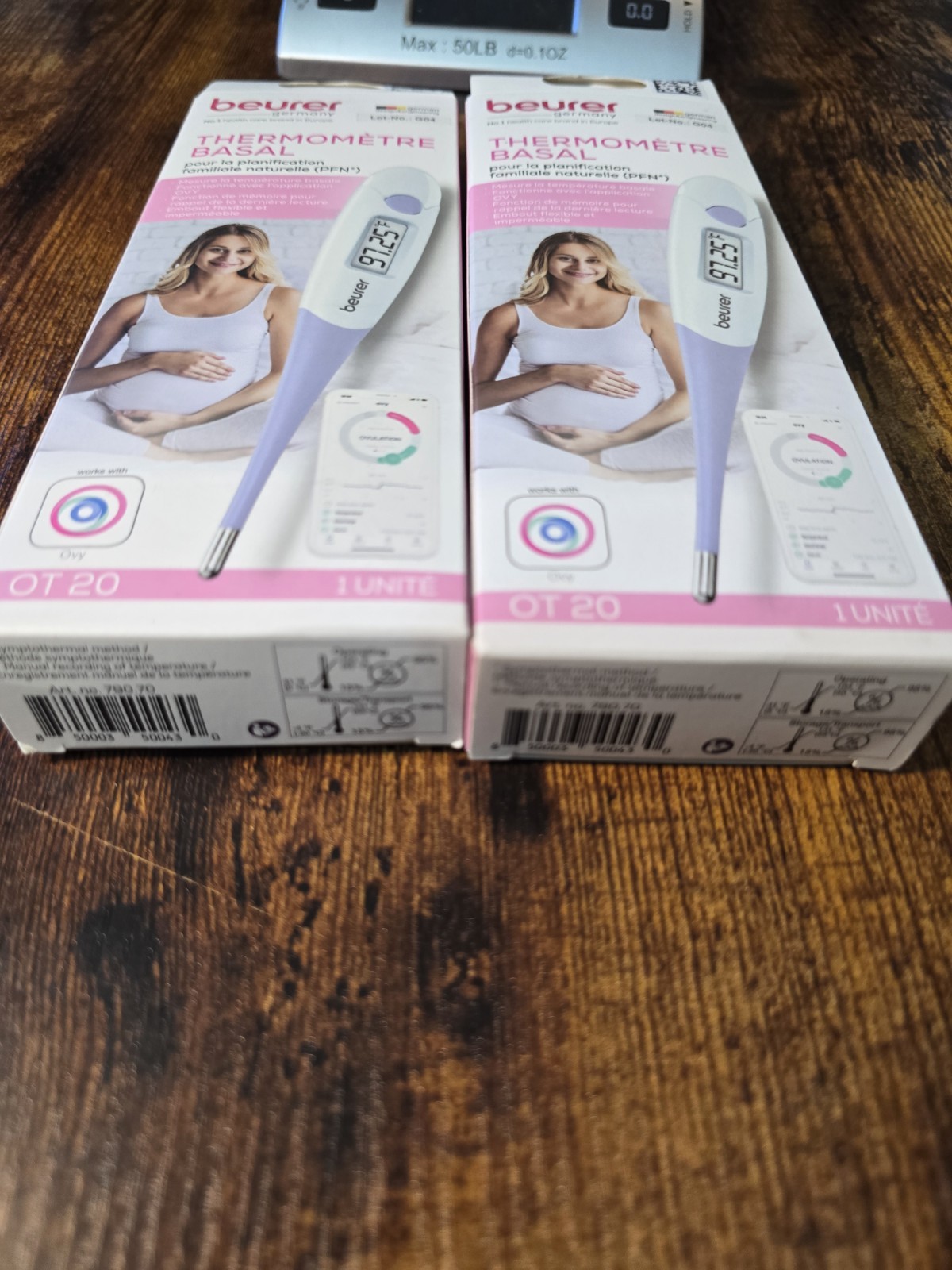 2 Beurer OT20 Digital Basal Thermometer Ovulation NEW