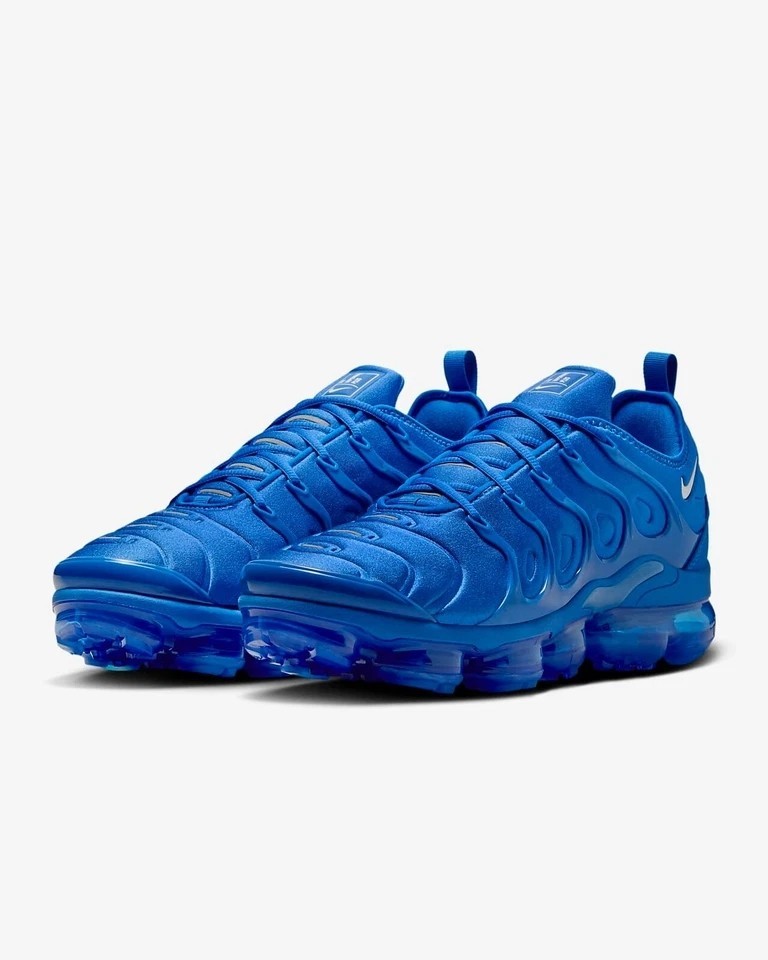 NEW Nike Air VaporMax TN Plus Triple Blue Air Cushion Men's Sports Shoes