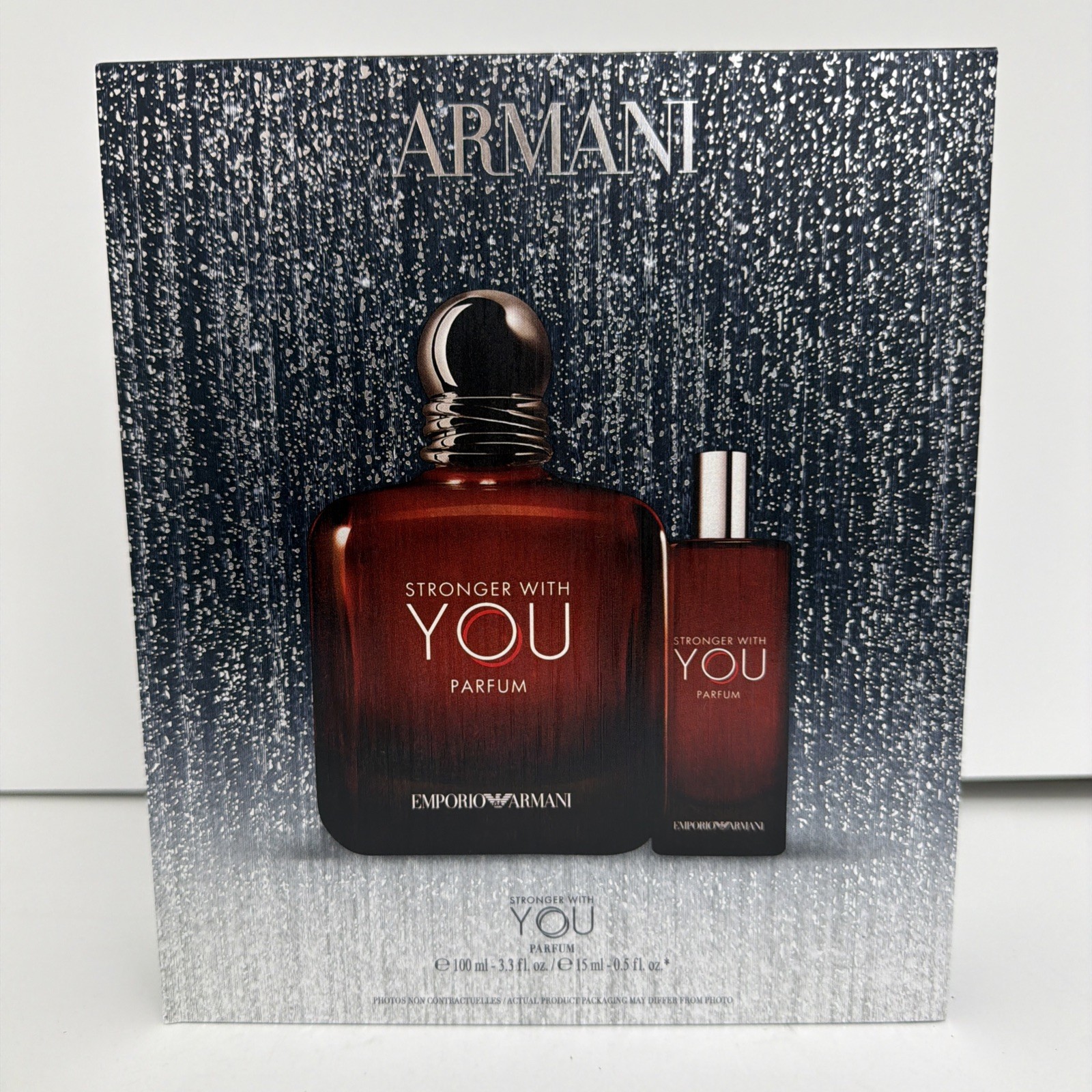 Armani Emporio Stronger With You Parfum Gift Set for Men 100 ML and 15 ML