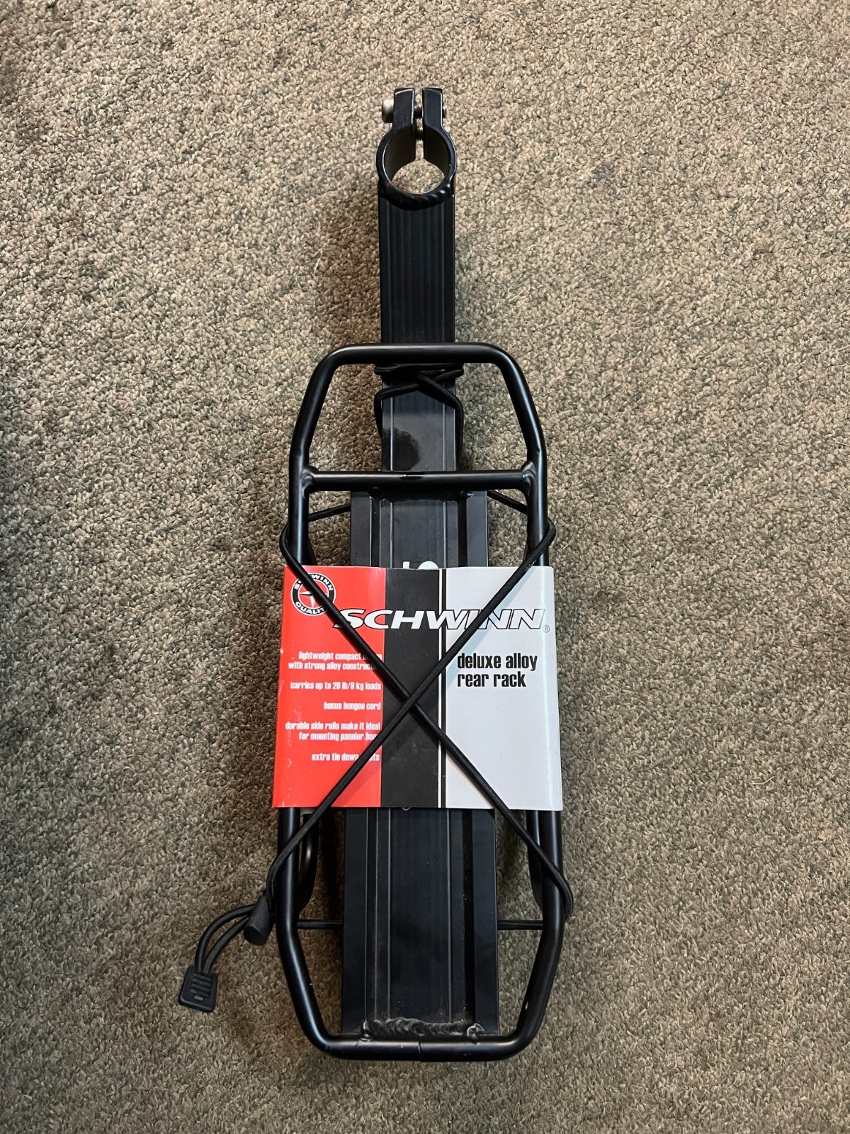 Schwinn Deluxe Alloy Rear Bicycle Rack New