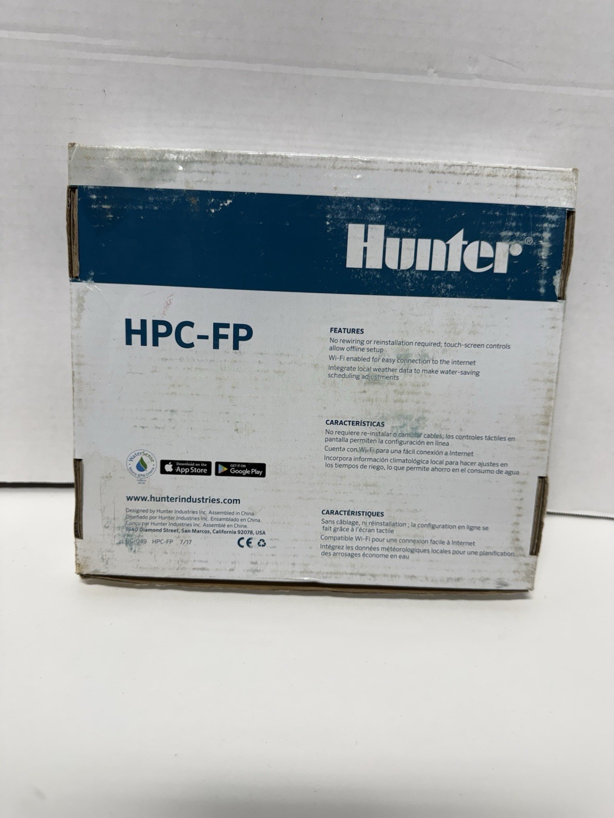 Hunter Pro-C / PC-400i 32 Station Lawn Sprinkler Controller Front Panel ONLY