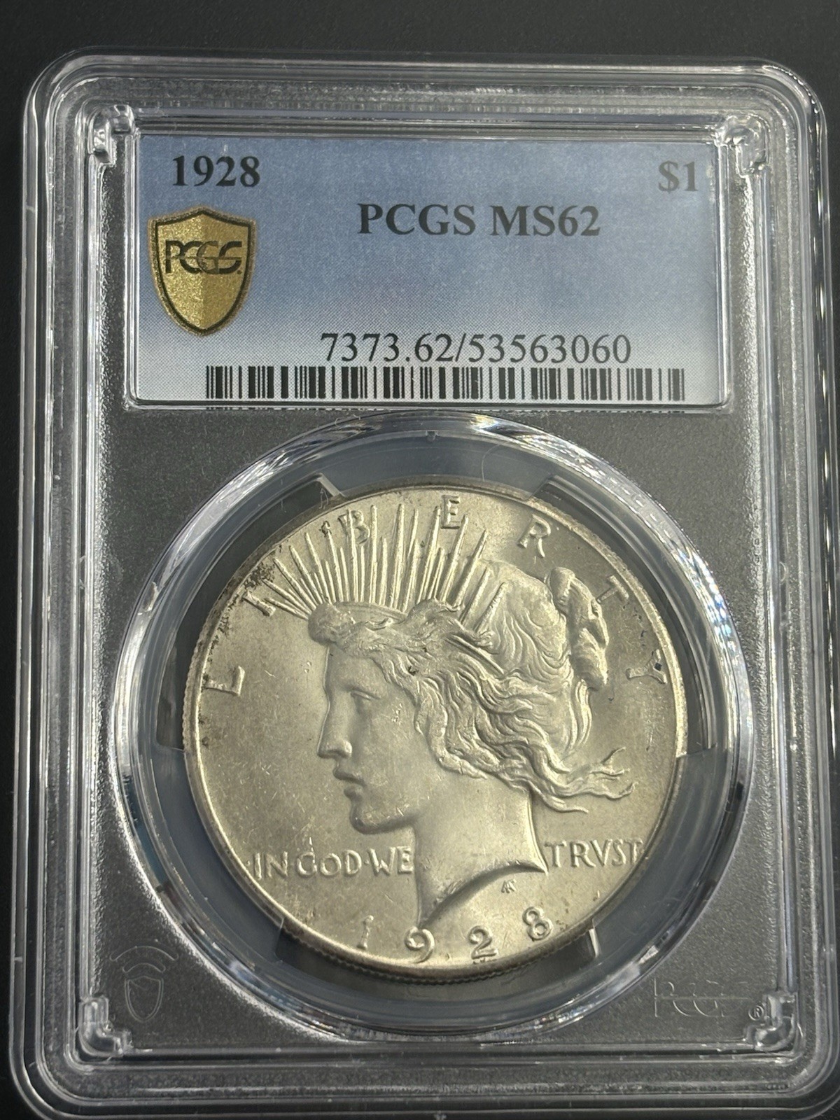 1928 Peace Dollar - PCGS MS62