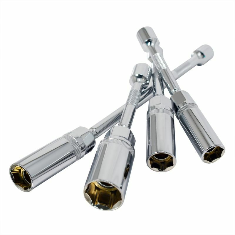 Astro Pneumatic 94404 Magnetic Spark Plug Universal Extension Socket Set