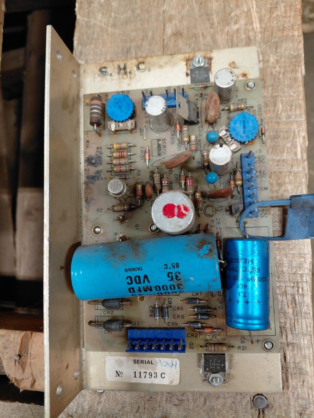 Gottlieb System 1 Power Supply Board PX2188 Untested Parts Or Repair