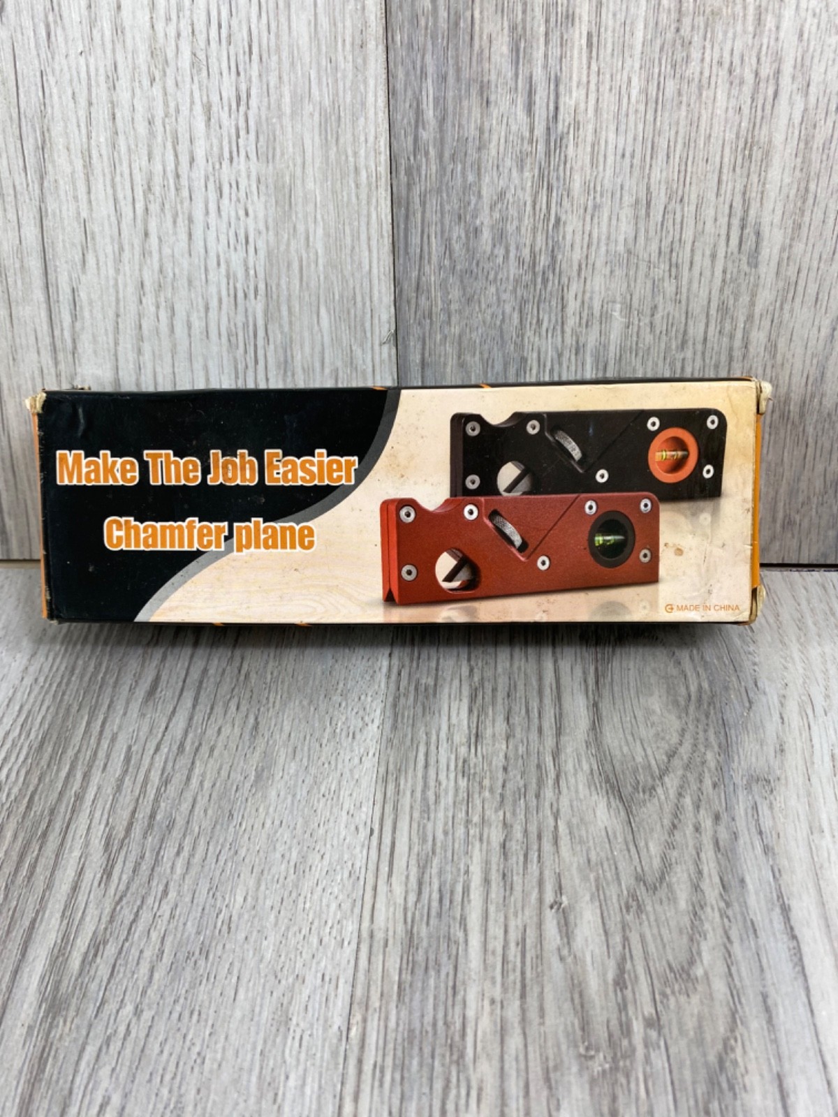 Red Chamfer Plane for Quick Edge Planing and Trimming