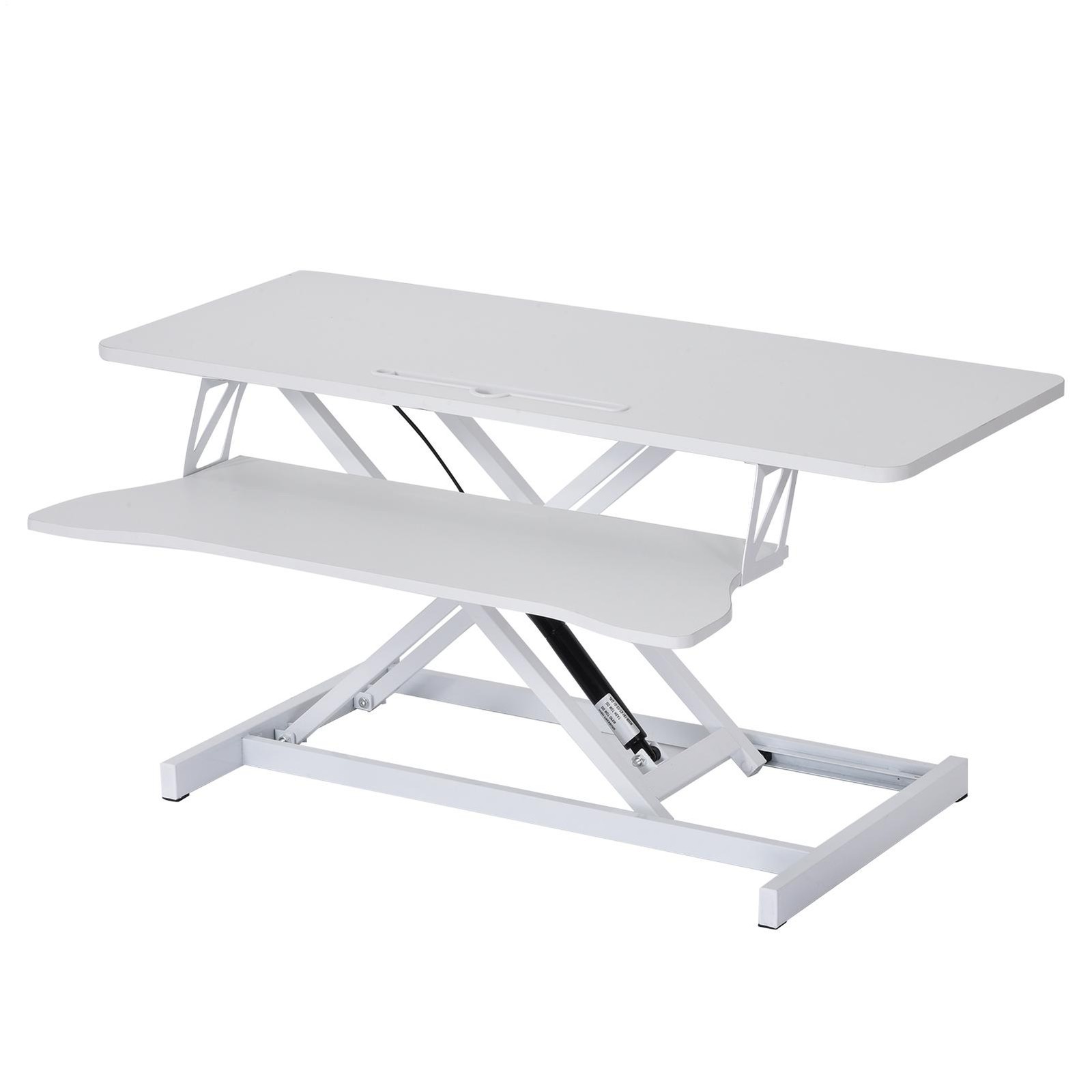 Adjustable Home Office Sofa Bed Tray Desk Converter Computer Stand Up Desk Riser