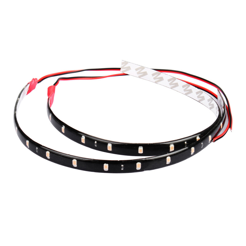 12V Tiras de Luz 15LED para Carros Coche Motos Camión Embarcación Luces Decor
