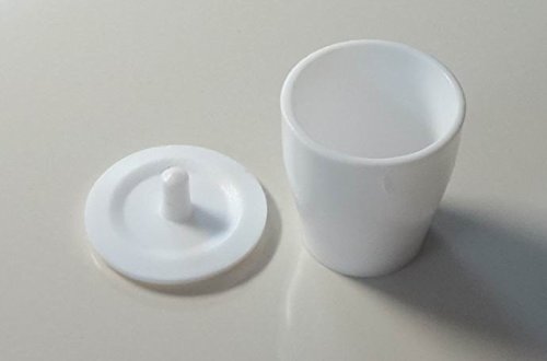 PTFE Teflon Beaker, Crucible, Cup, with Cover Lid,100mL, for Chemistry & Biology