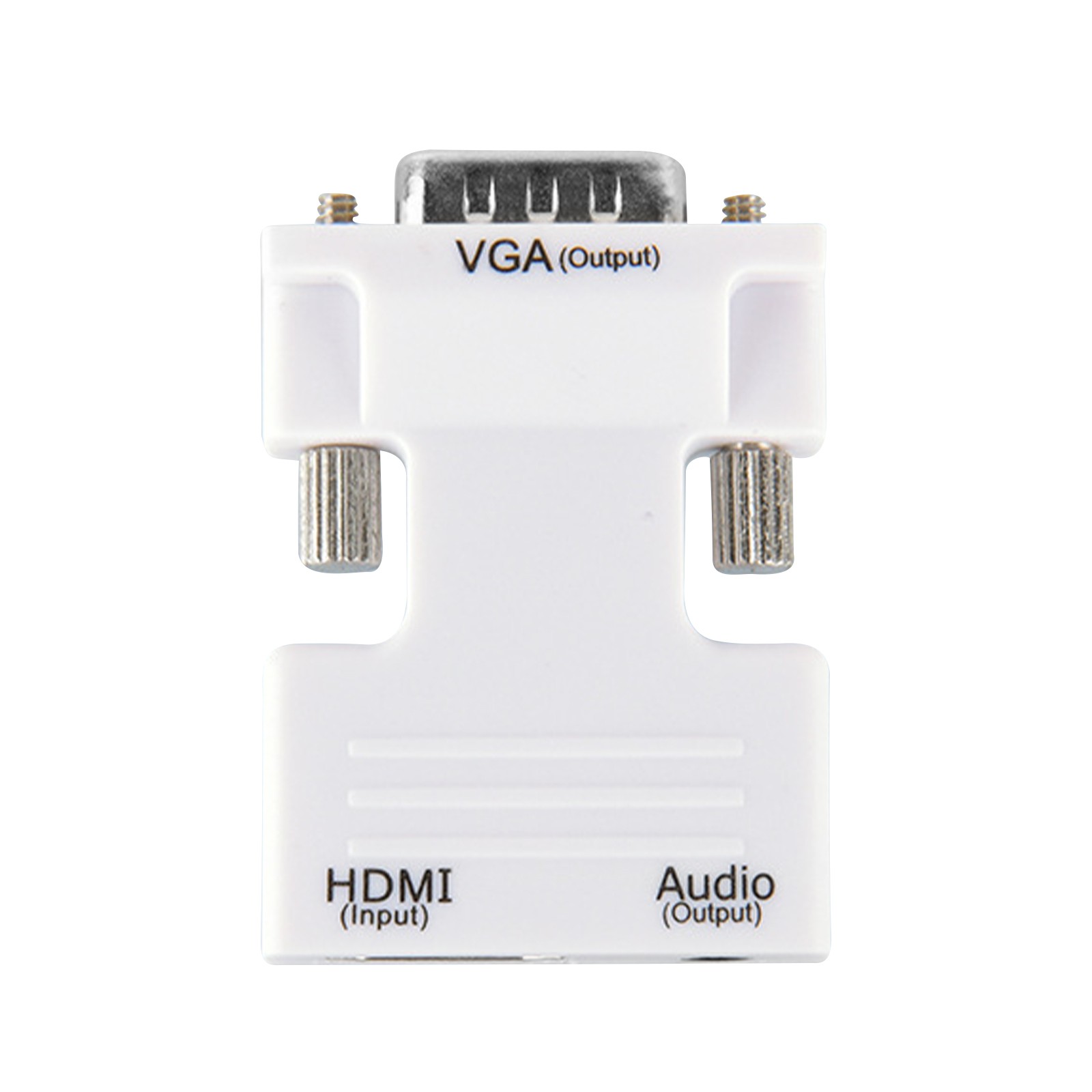1Pc Female HDMI to Male VGA Adapter w/Audio Cable Plug&Play Laptop PC To TV