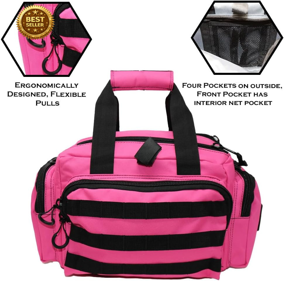 Tactical Range Bag Medium Shooting Gun Case Ammo Storage Molle Webbing