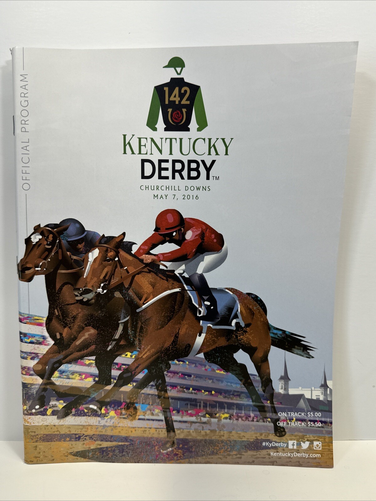 May 7, 2016 Kentucky Derby 142 Official Program Churchill Downs Horse Racing