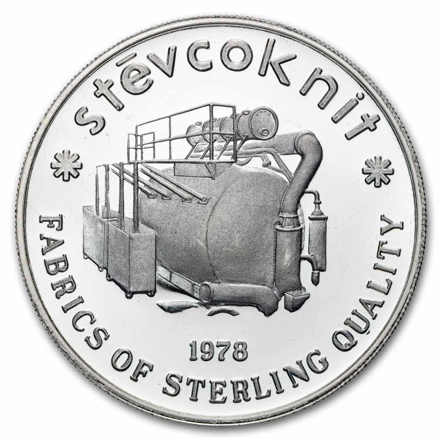 1 oz Silver Round - Engelhard (Stevcowovens/Stevcoknit/Machinery)