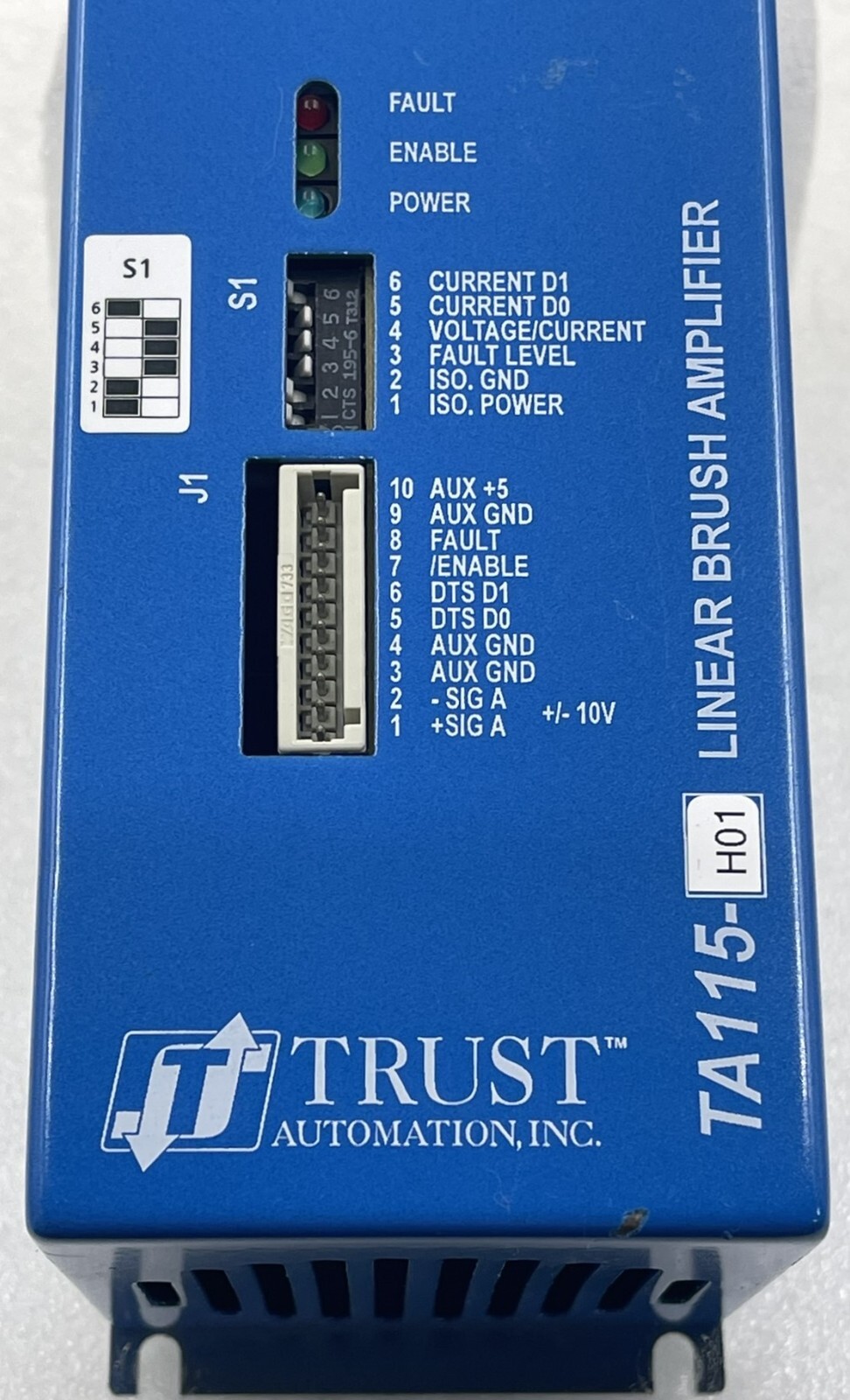 Trust Automation TA115-H01 Linear Dc Servo Amplifier