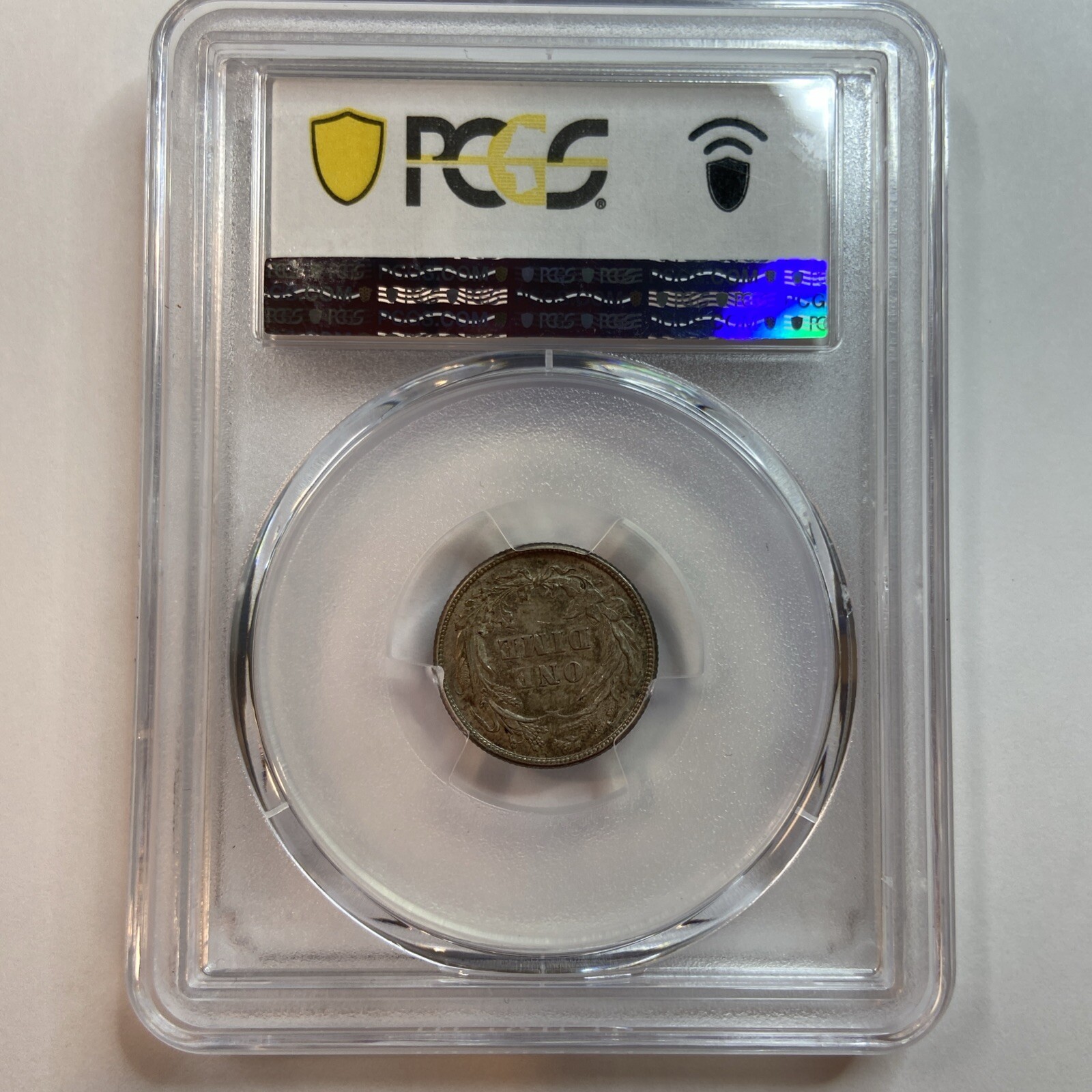 1892 Barber Dime 10c PCGS Certified AU58