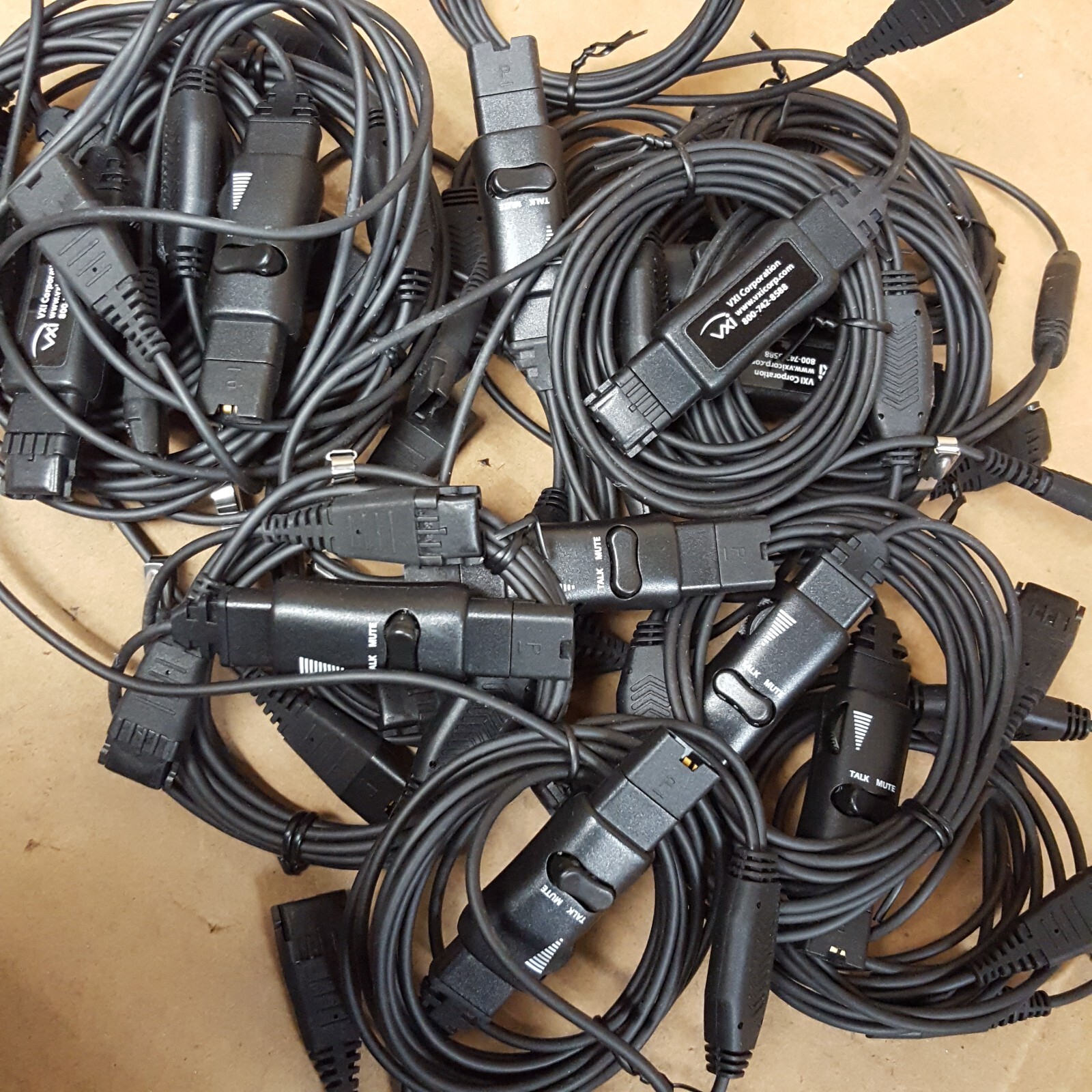 Lot of 14- VXI Corporation (Y Cord  Audio Amplifier + Mute Switch) No Box