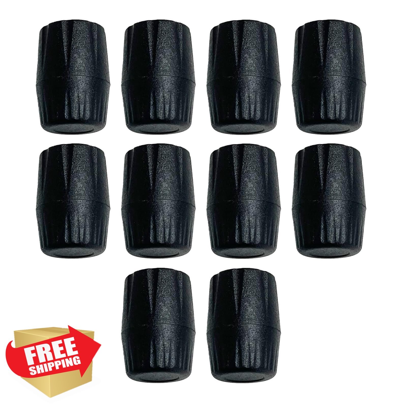 10pcs Rubber Mic Stand Foot Protectors 19mm Pipe