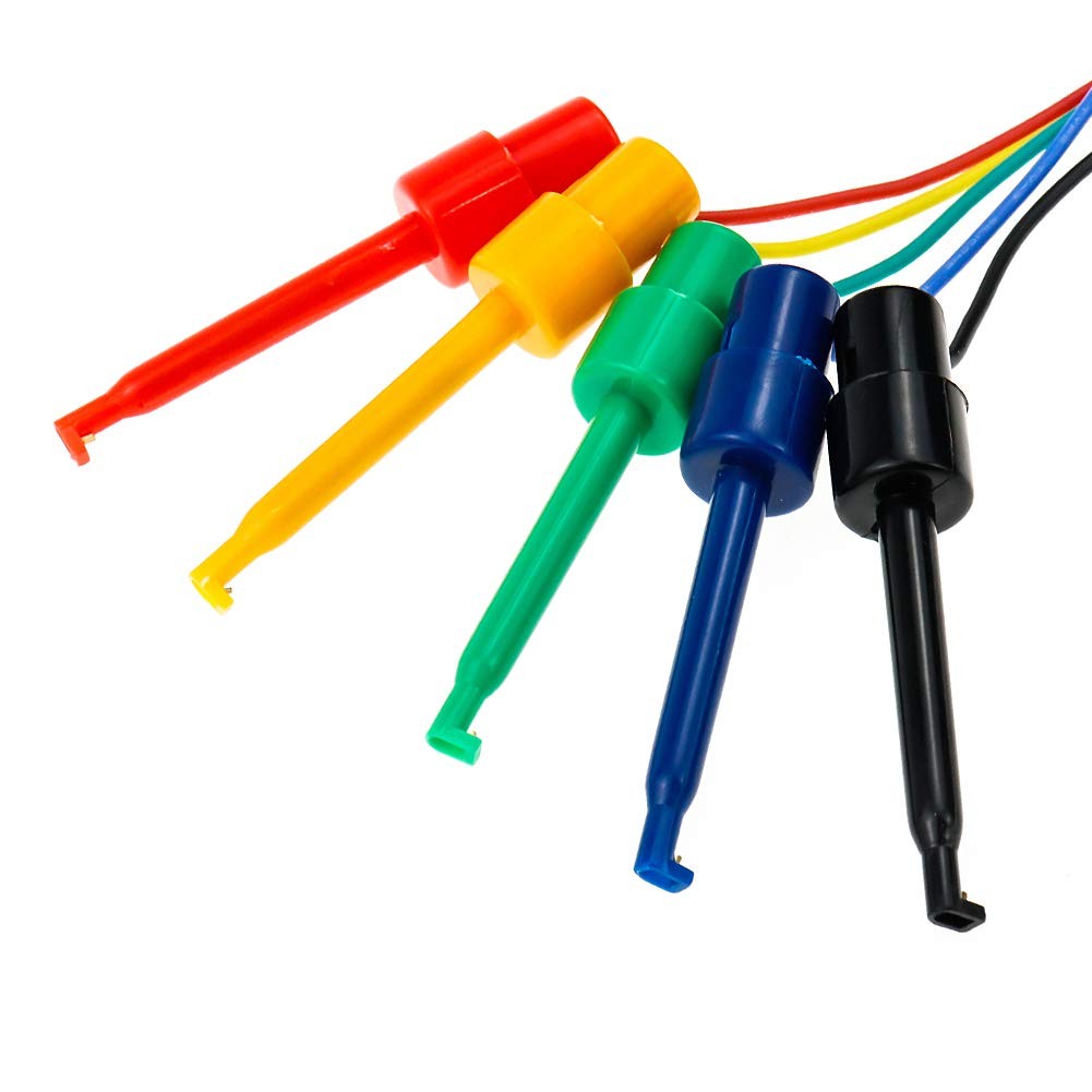 Testing Hook Clip Probe Test Leads Electronics Silicone Test Leads 50cm/19.7inch