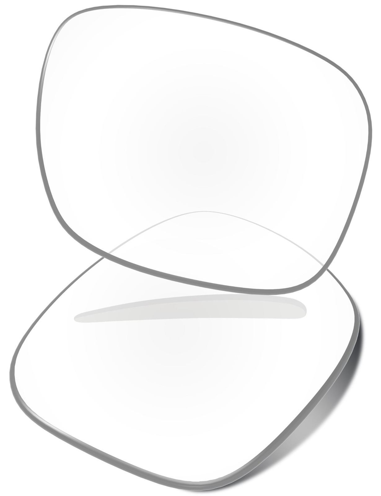 Vonxyz HD Clear Non-Polarized Replacement Lenses for-Ray-Ban Meta RW4006 50mm