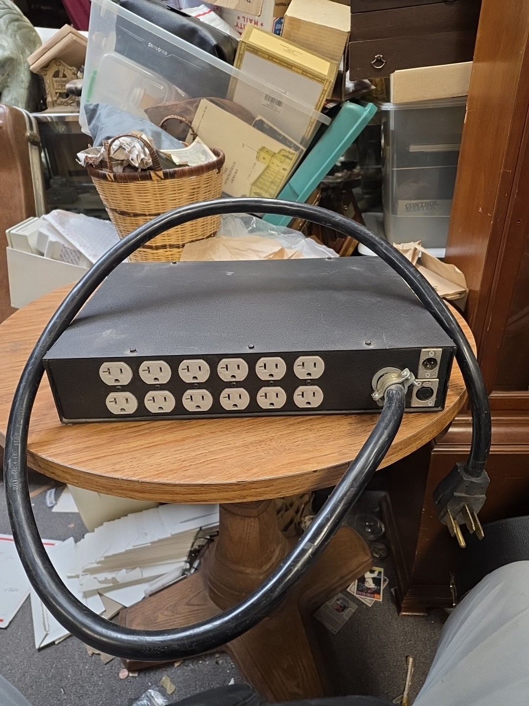 Lightronics RE-121L 12-channel rack mount dimmer for stage lighting control