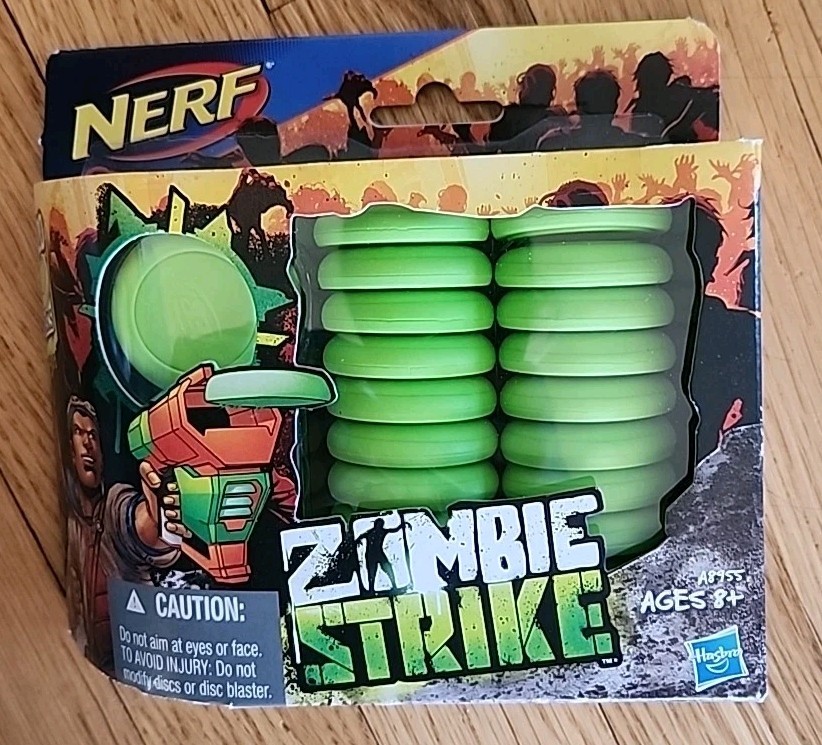 Nerf Zombie Strike Refill Pack Includes 20 Discs - NEW