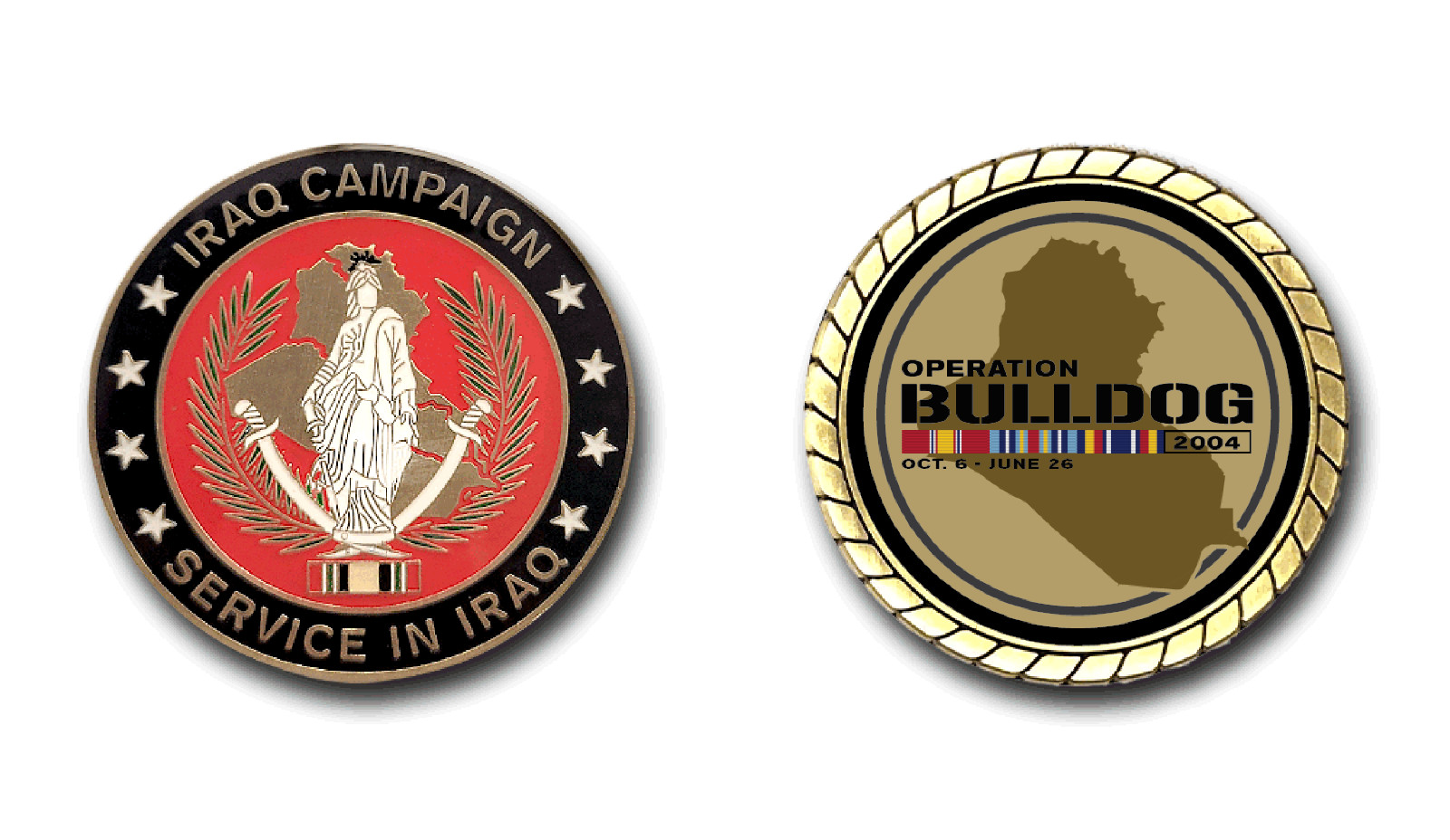 Operation Bulldog Iraq Challenge Coin