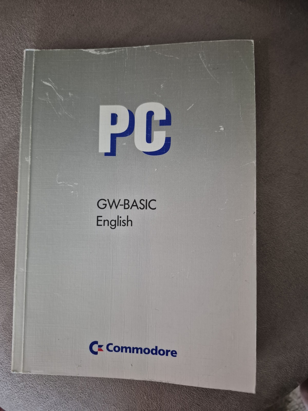 PC GW-BASIC English Commodore Book Manual 319292-01 Amiga 274 Page Paperback....