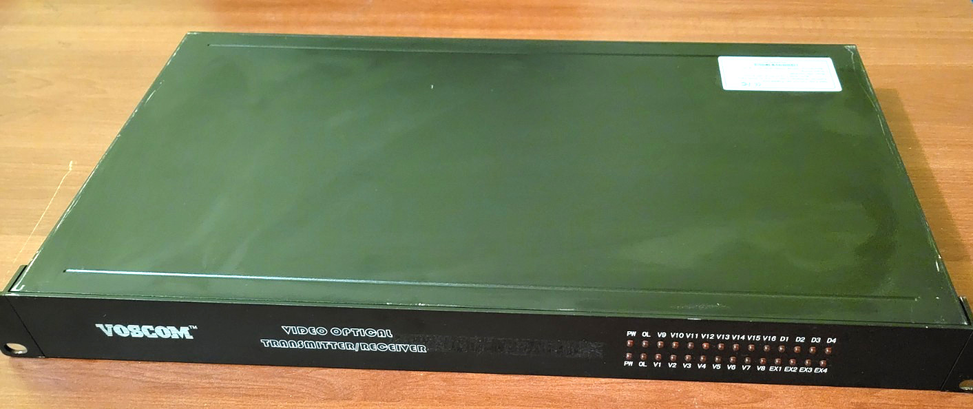 Voscom Video Optical Transmitter / Receiver 16 Channel VOS-16010FDMT