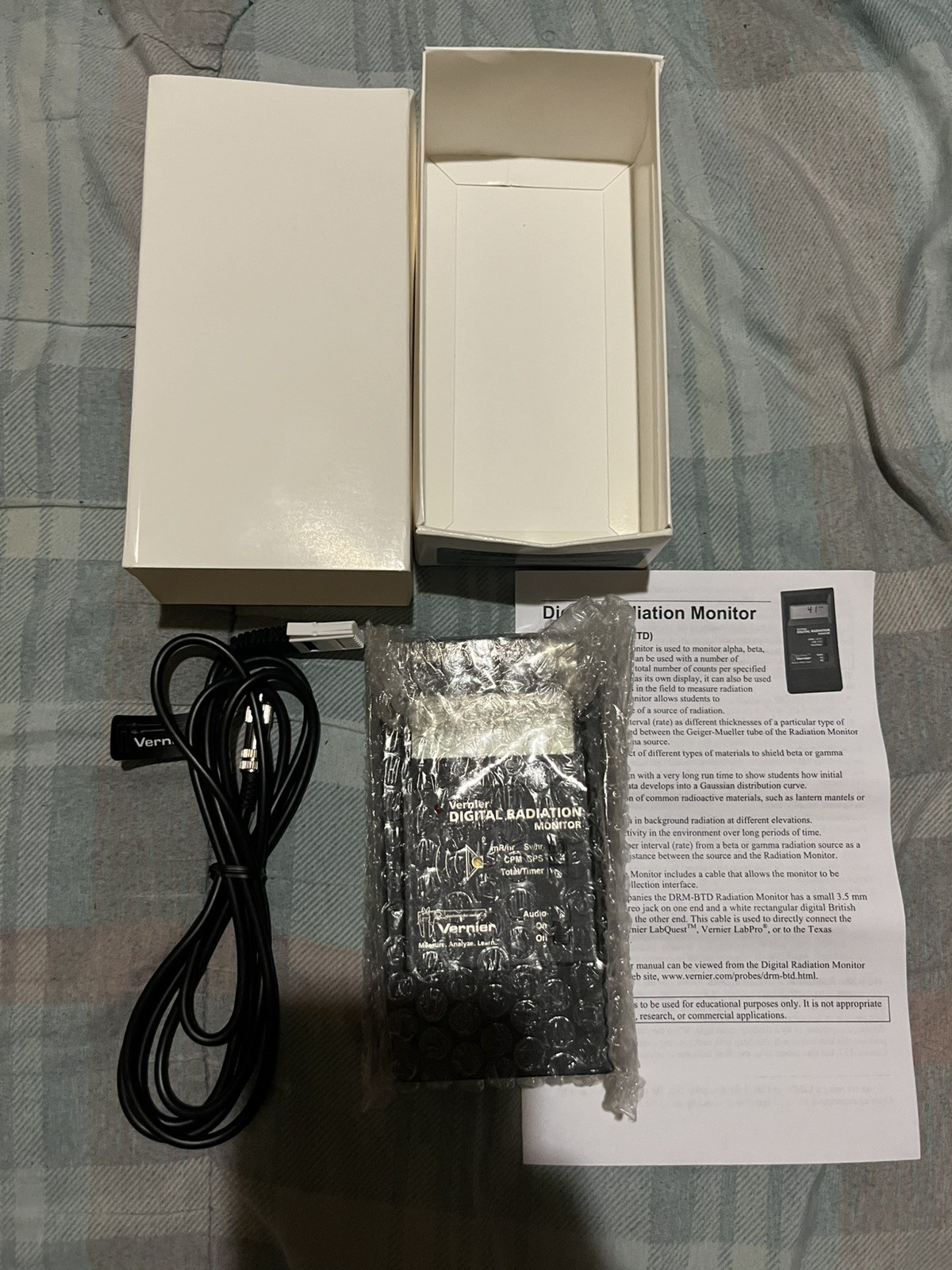 Vernier Digital Radiation Monitor Model DRM-BTB New Open Box