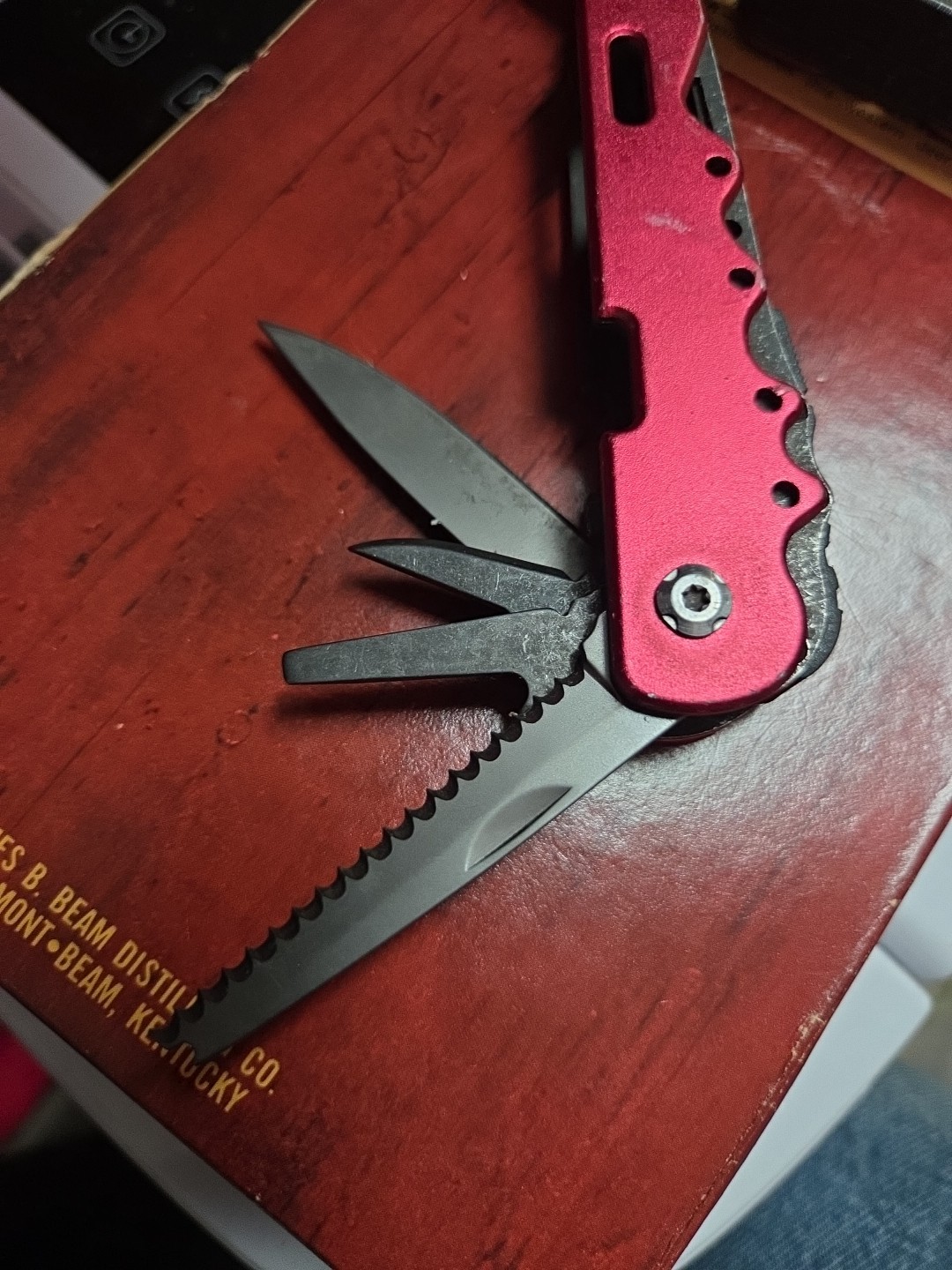 BC Basecamp Multi Mate Multi Tool 13 in 1 Stainless Steel Red BC7804 Multitool