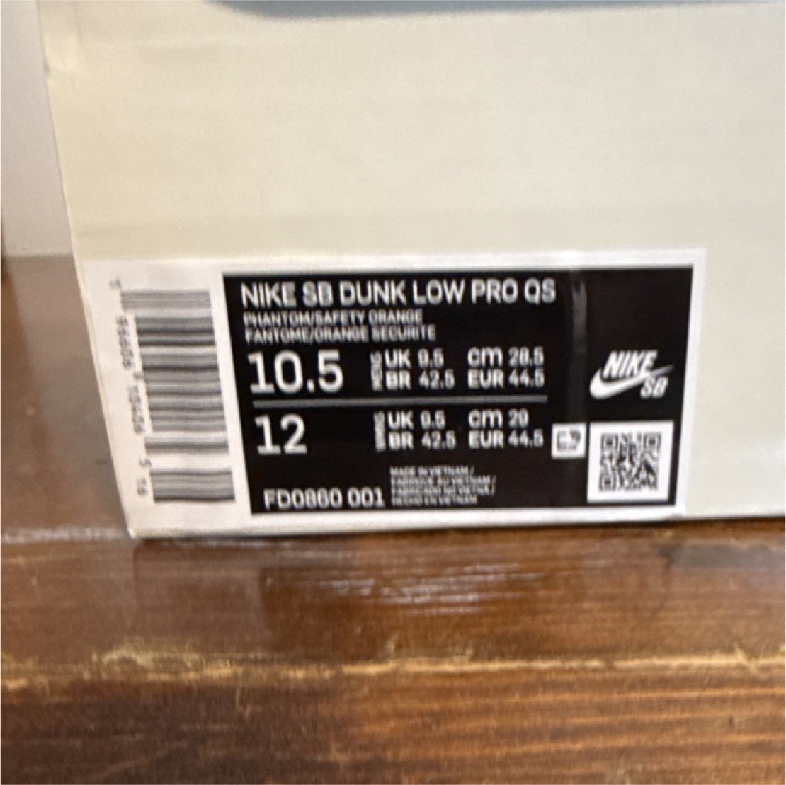 Nike SB Dunk Low Pro QS Jarritos 10.5