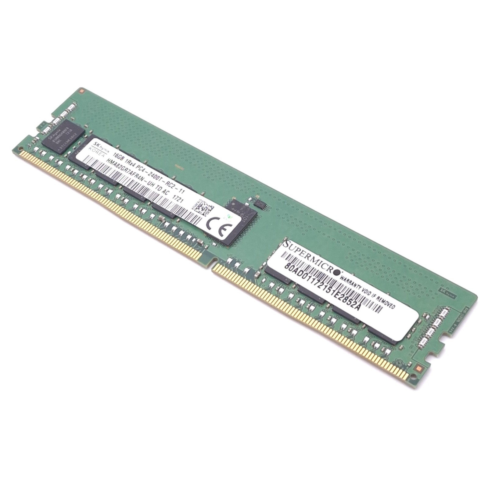 SK Hynix HMA82GR7AFR4N-UH Memory Module, 16GB DDR4-2400 RAM, 288-Pin RDIMM