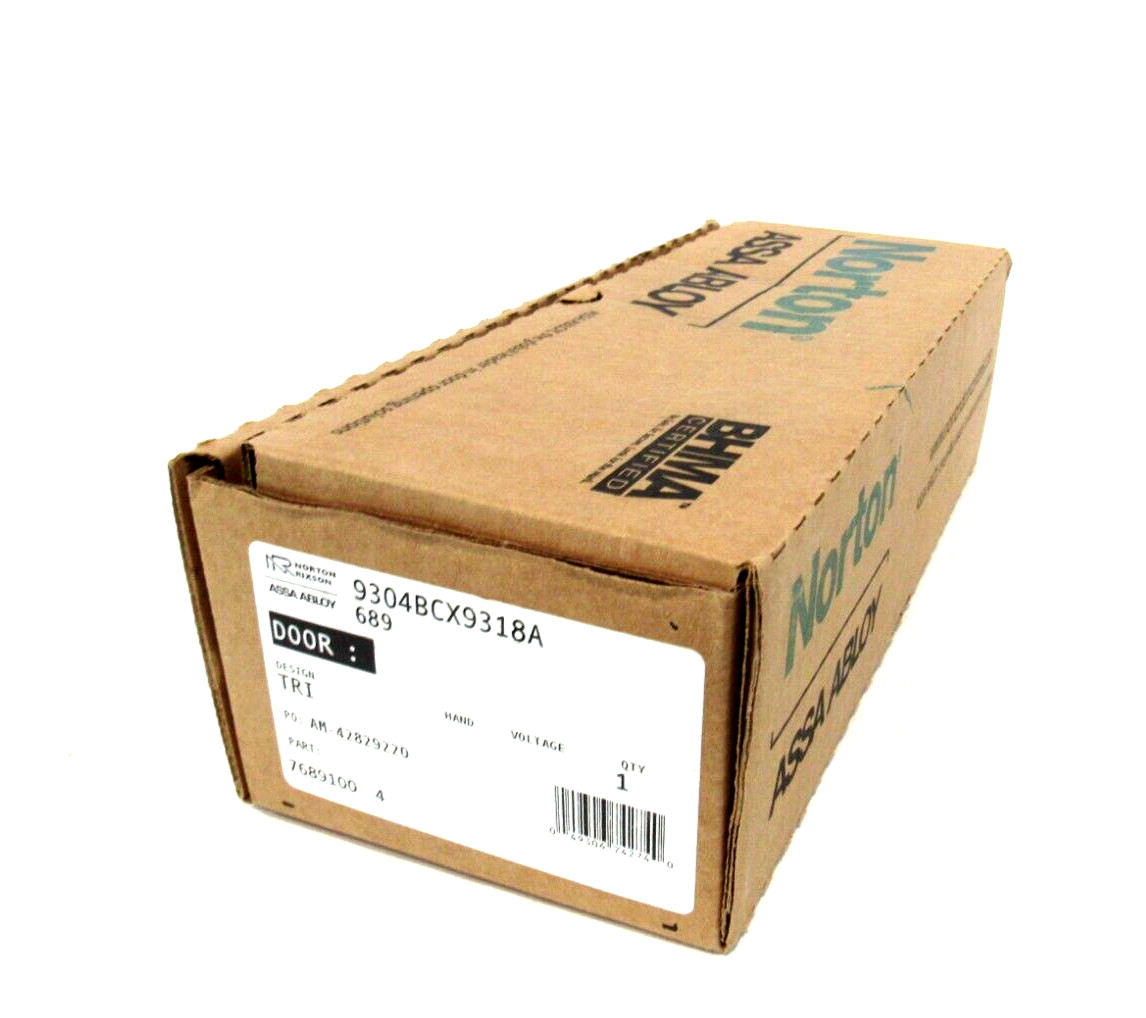 NEW NORTON 9304BCX9318A DOOR CLOSER 7689100 4