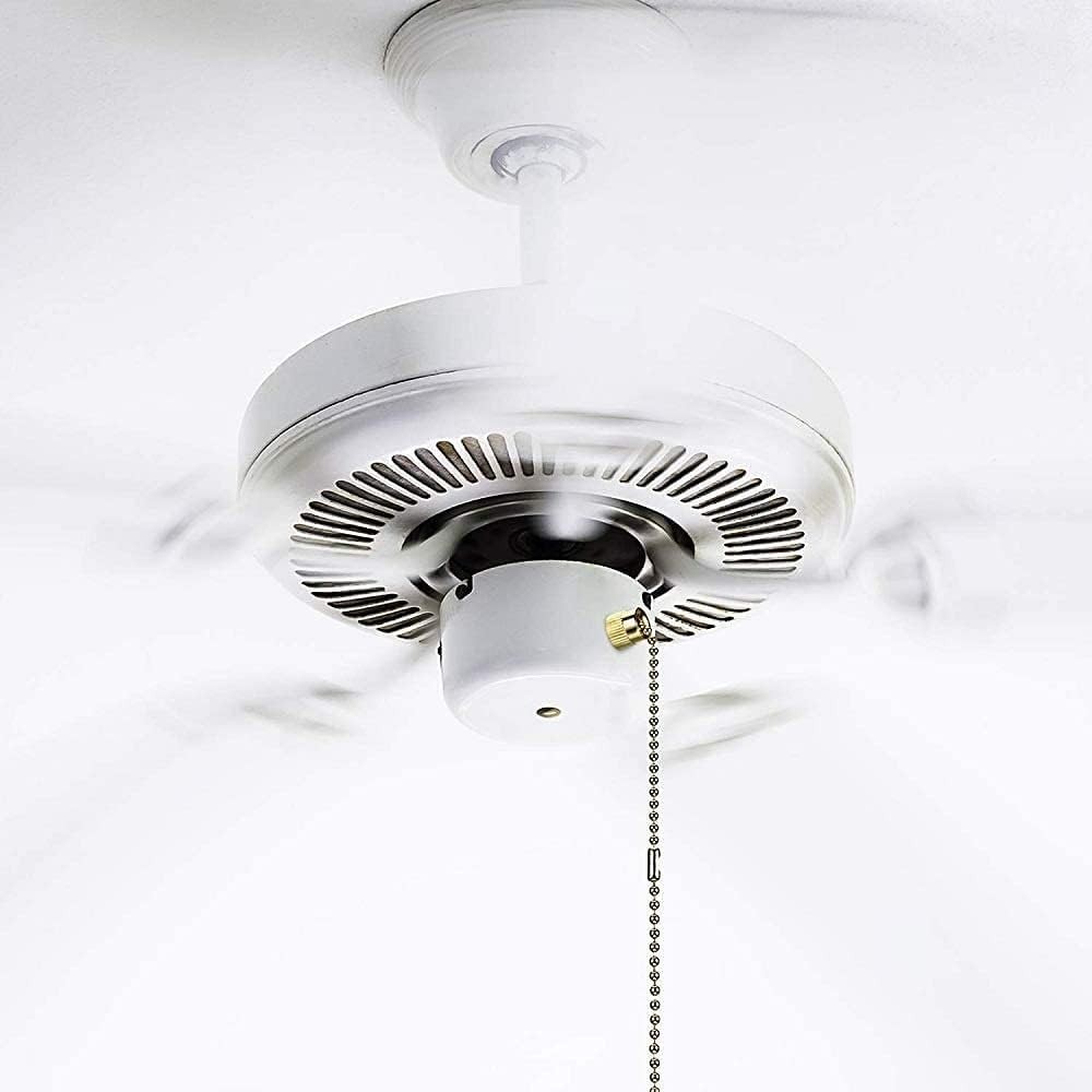 Zing Ear ZE-268S1 3 Speed 4 Wire Ceiling Fan Switch , Pull Chain Control, Nickel