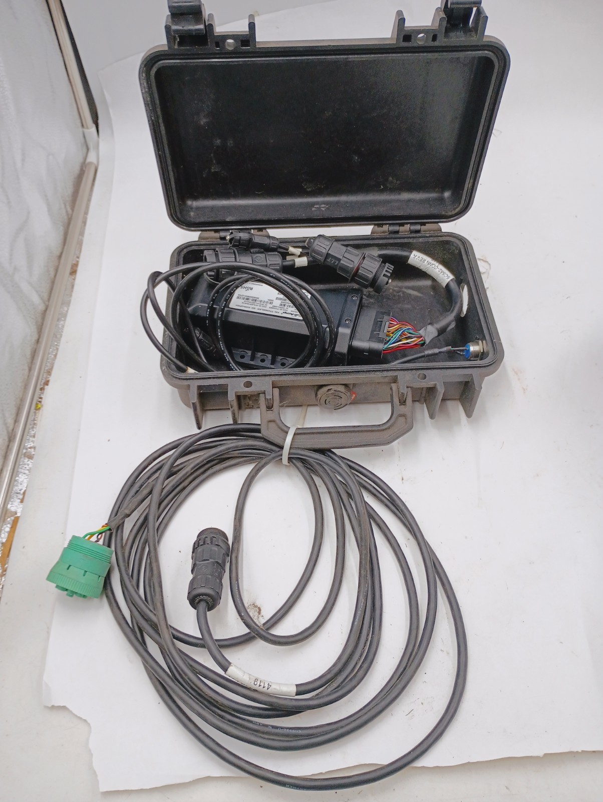 CAL AMP TTU3640LAW TRUCK GPS TRACKING SYSTEM CABLES & CARRYING CASE FREE SHIP
