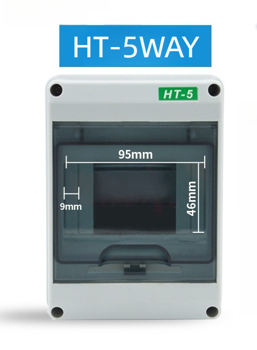 1X Electrical Switch Box Household Plastic Distribution Box Circuit Breaker Box