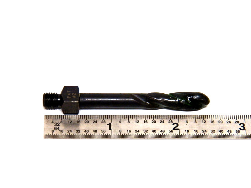 USA Made Long #2 (.2210) Cobalt Threaded Drill Bit 1/4-28