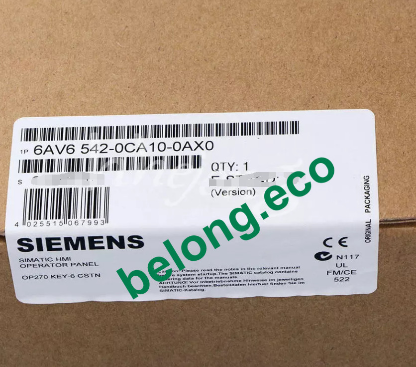 New Siemens 6AV6542-0CA10-0AX0 6AV6 542-0CA10-0AX0 SIMATIC HMI Touch Panel
