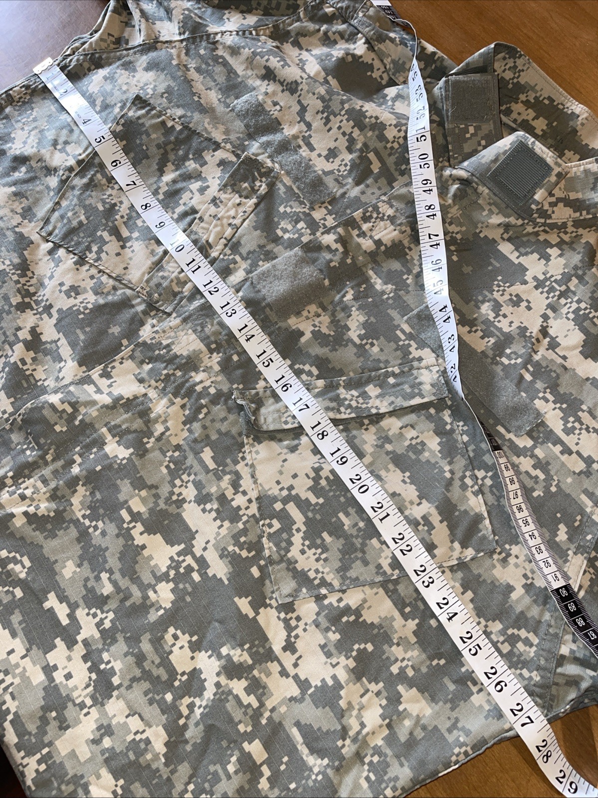 US Army ACU Combat Jacket Medium Regular Digital Camo Ripstop 2000s Military