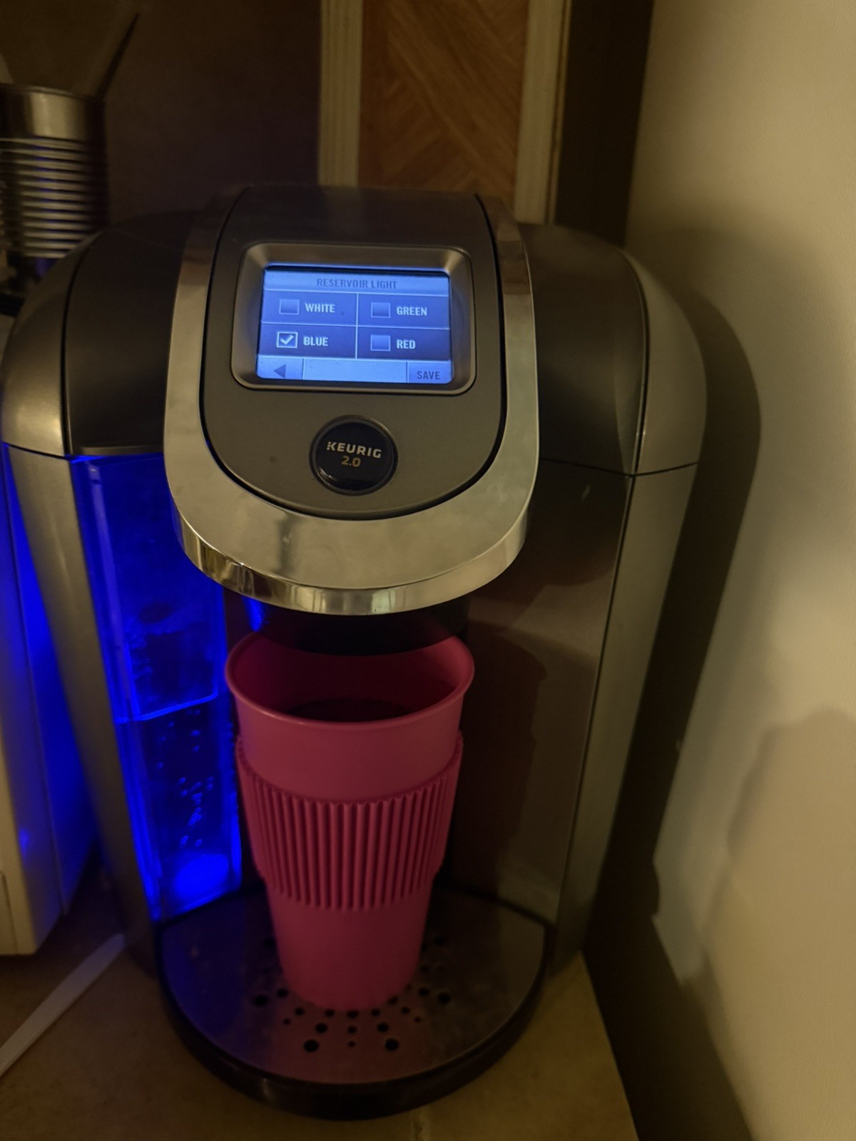 Keurig 2.0 K2.0-500  Touchscreen Digital Coffee Maker KCup Brewer Silver